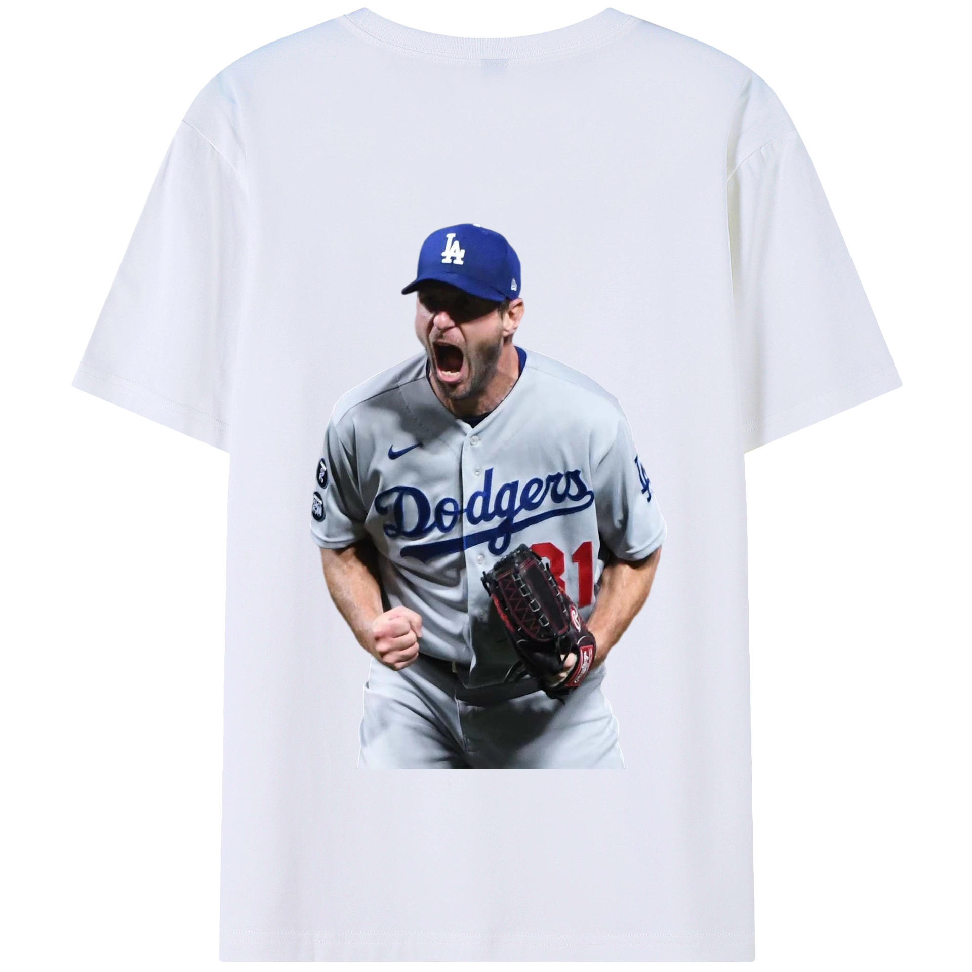  180g Combed Cotton T-Shirt With Back Heat Transfer Print – Soft, Lightweight, Fitted Design – Stylish Casual Wear For Sports & Everyday Use