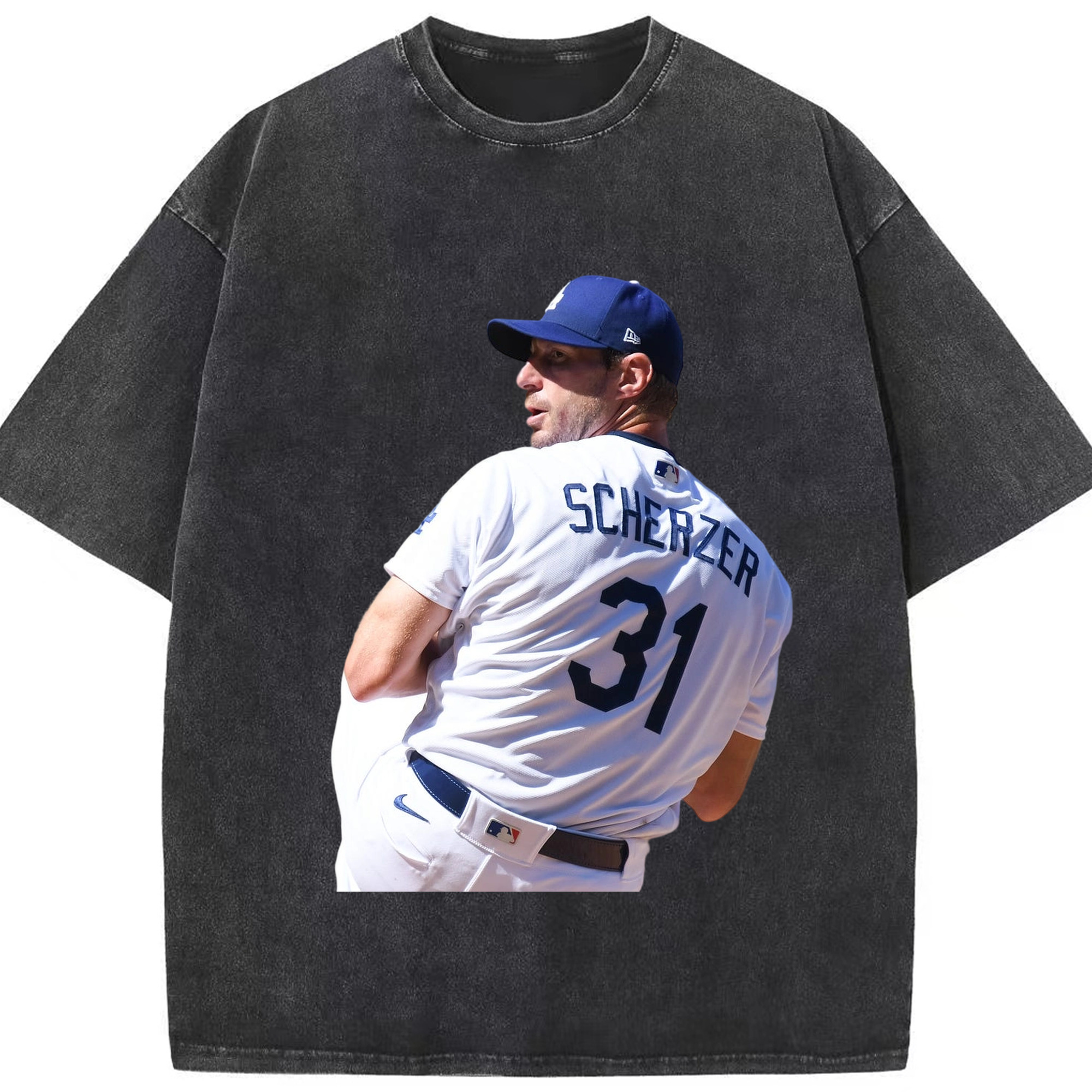  Washed Vintage Look 230g Cotton Oversized T-Shirt With Front Heat Transfer Print – Soft, Lightweight, Stylish Fit – Comfortable Casual Wear For Sports & Everyday Use