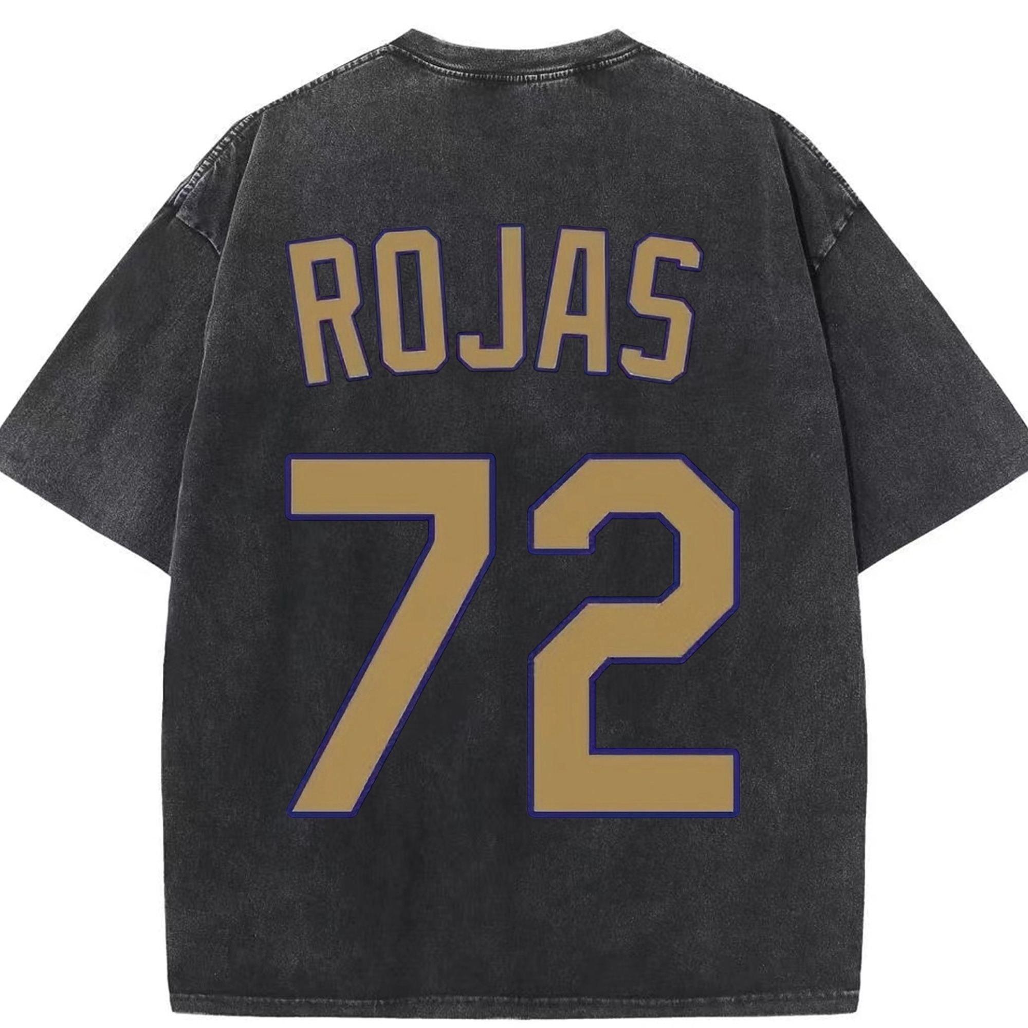  Washed Vintage 230g Cotton Oversized T-Shirt With Back Heat Transfer Print – Soft, Lightweight & Stylish – Comfortable Casual Wear For Sports & Everyday Use