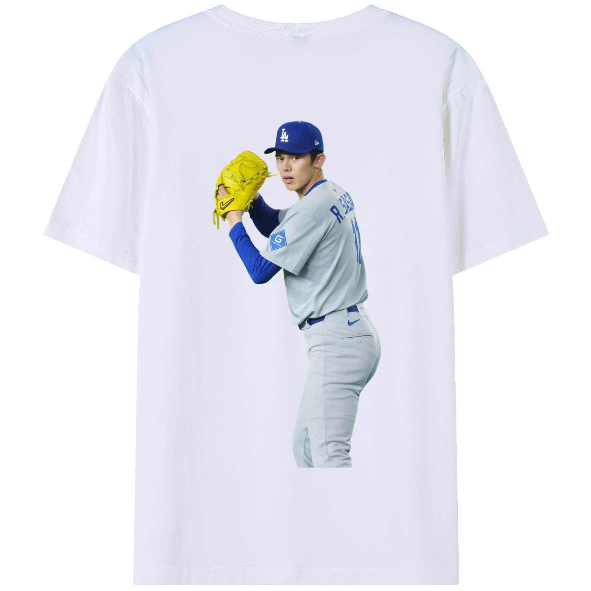  180g Combed Cotton T-Shirt With Back Heat Transfer Print – Soft, Lightweight, Fitted Design – Stylish Casual Wear For Sports & Everyday Use