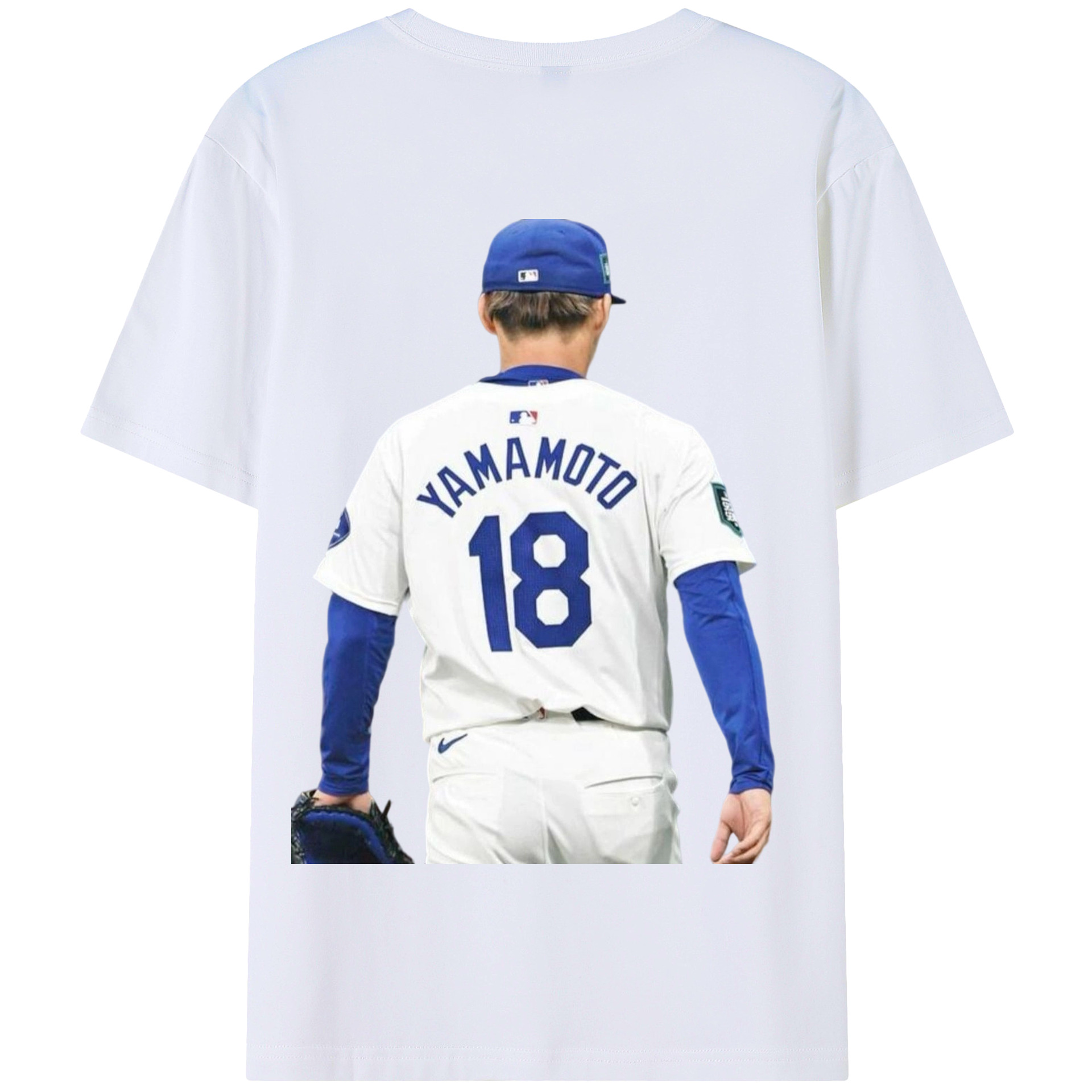  180g Combed Cotton T-Shirt With Back Heat Transfer Print – Soft, Lightweight, Fitted Design – Stylish Casual Wear For Sports & Everyday Use