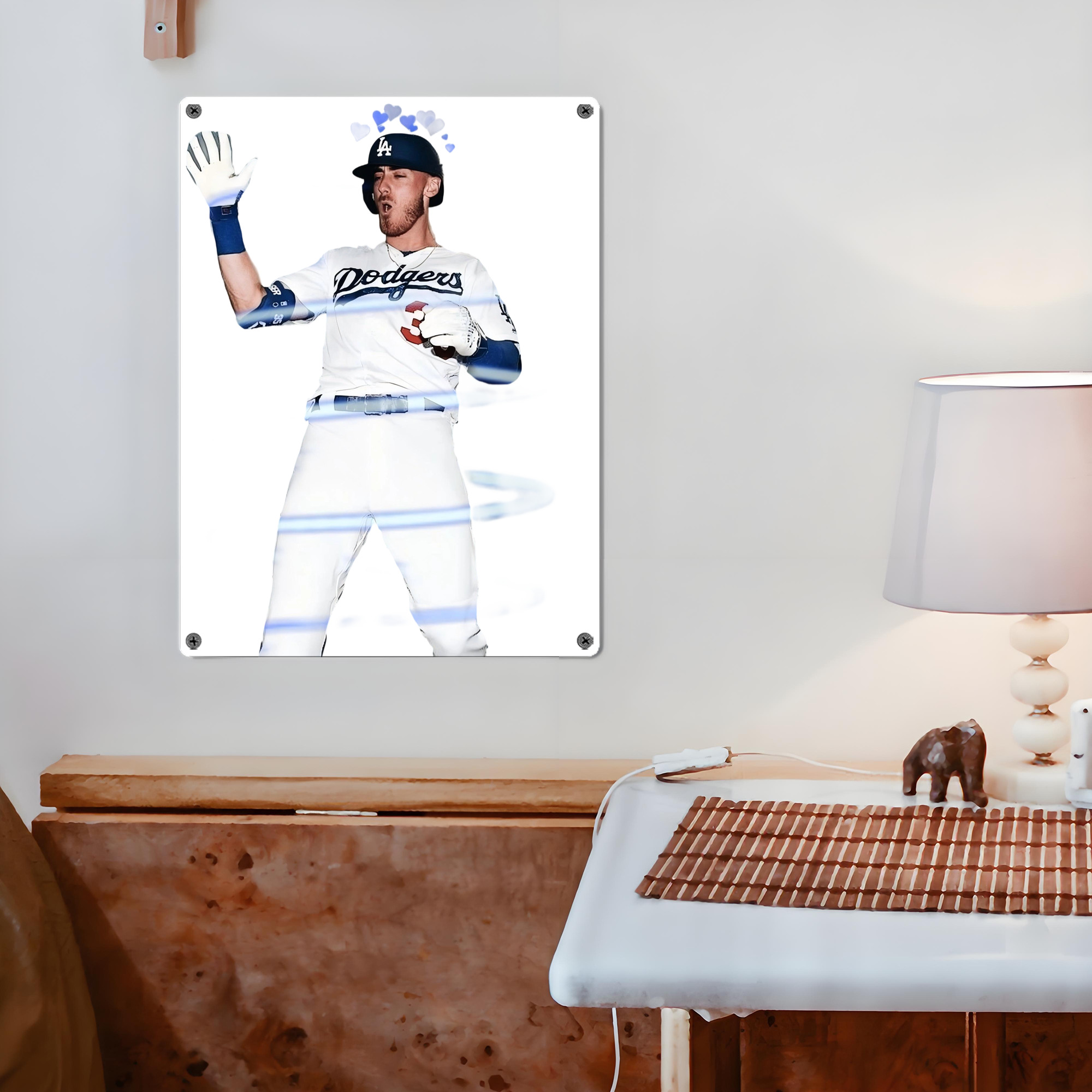 Cody Bellinger 1 Vintage Metal Tin Sign 12x16inch – Retro Wall Art Decor For Home, Bar, Kitchen, Bedroom, Office – Durable Iron Sheet Poster, Easy To Hang, Full-Color Printing