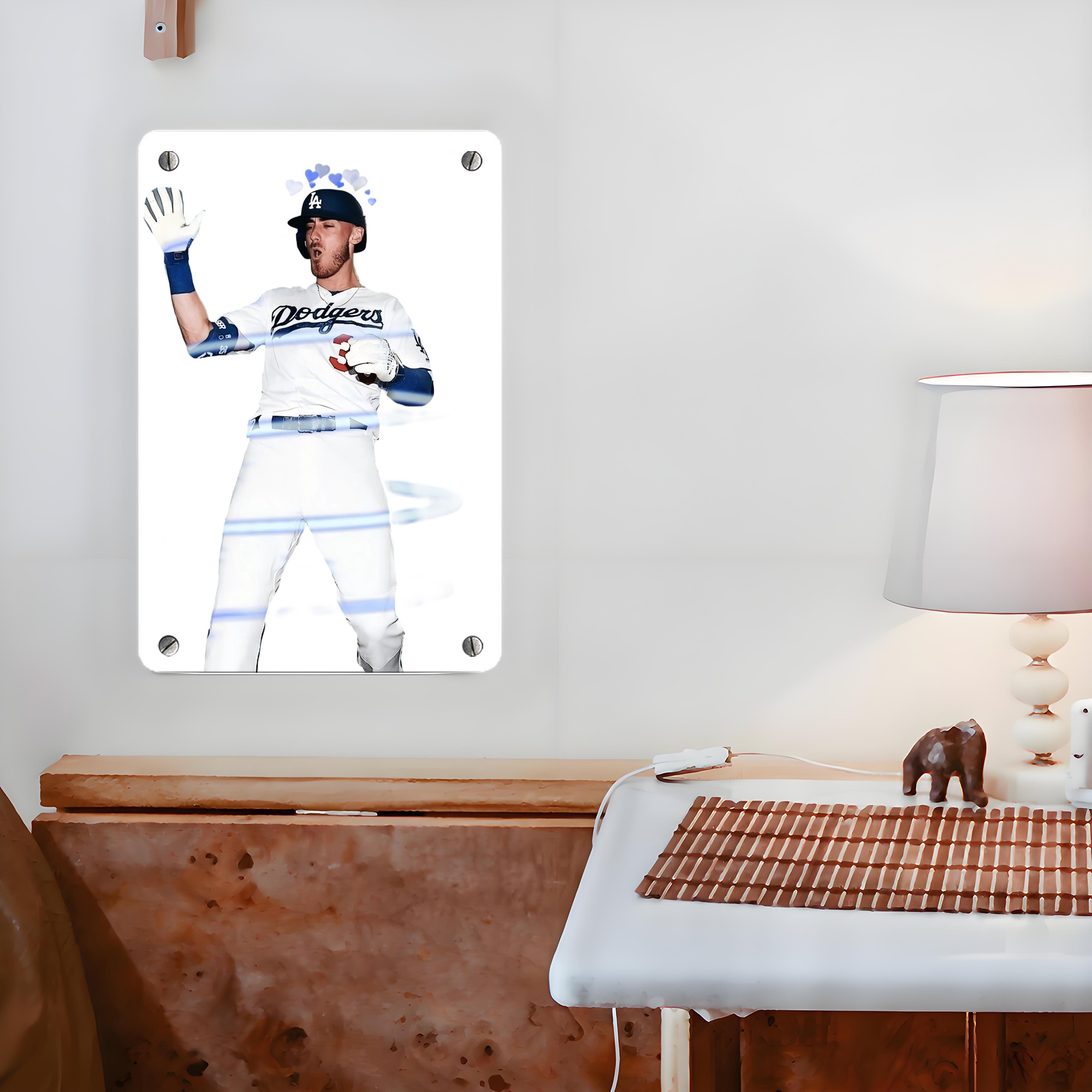 Cody Bellinger 1 Metal Tin Sign 8x12inch - High-Quality Full-Print Decorative Wall Art, Durable Rust-Resistant Metal Plaque For Living Room, Bedroom, Kitchen, Office, Bar Décor