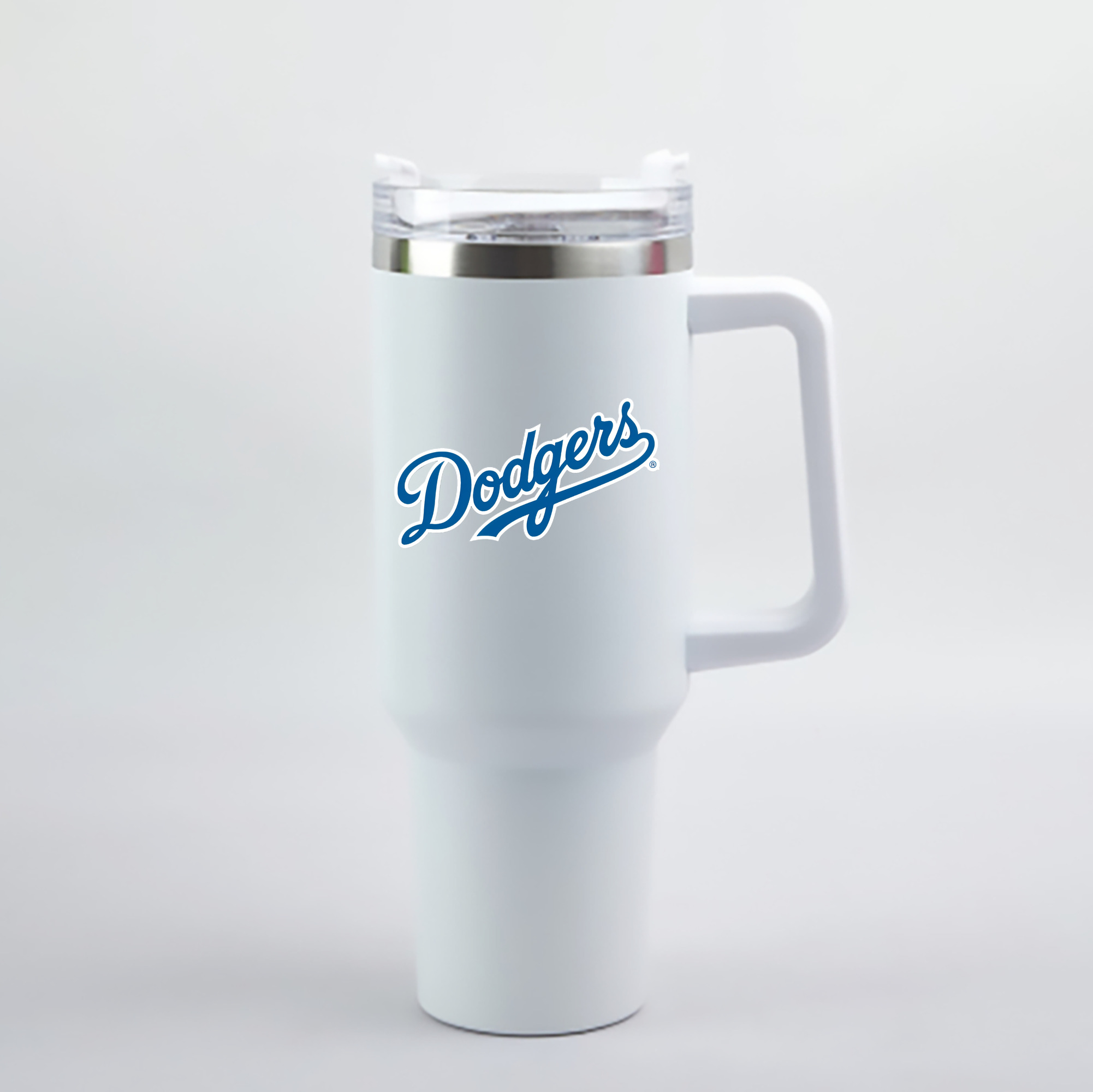  40oz Handle Car Cup With Crystal Sticker Design – Durable Stainless Steel Travel Mug With Reusable Straw – Double Wall Insulated