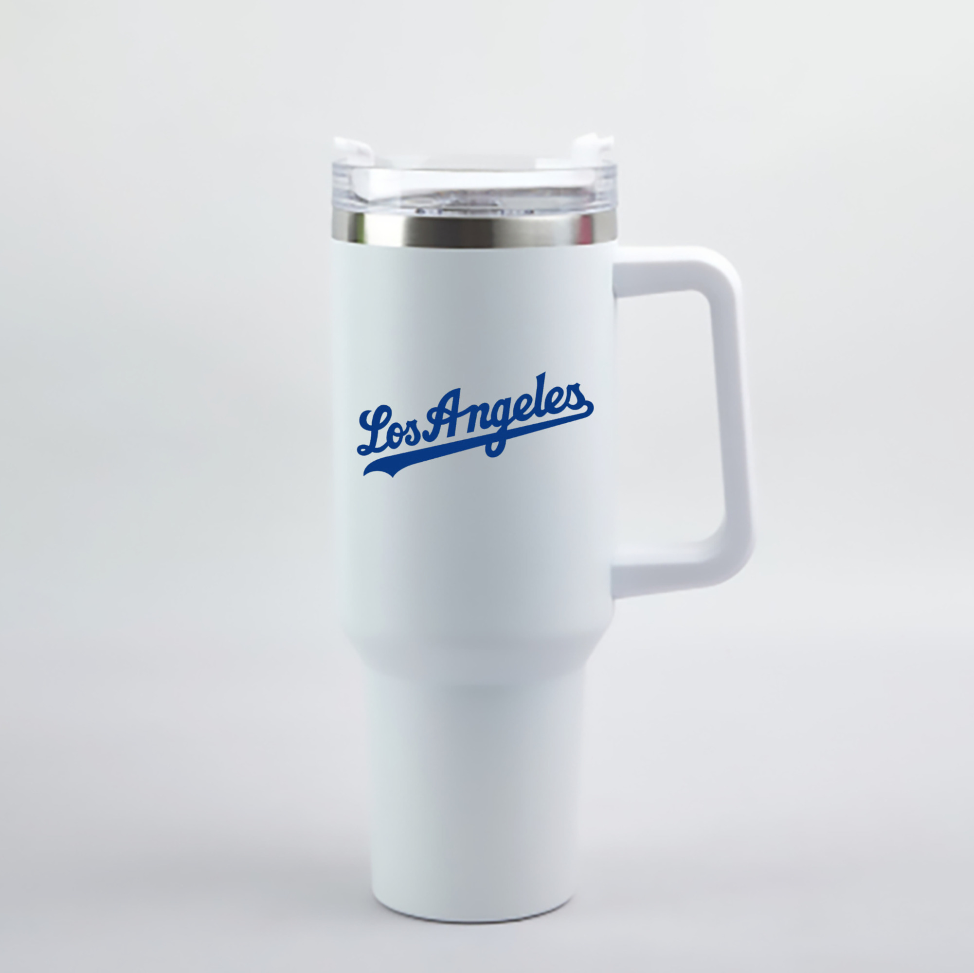  40oz Handle Car Cup With Crystal Sticker Design – Durable Stainless Steel Travel Mug With Reusable Straw – Double Wall Insulated