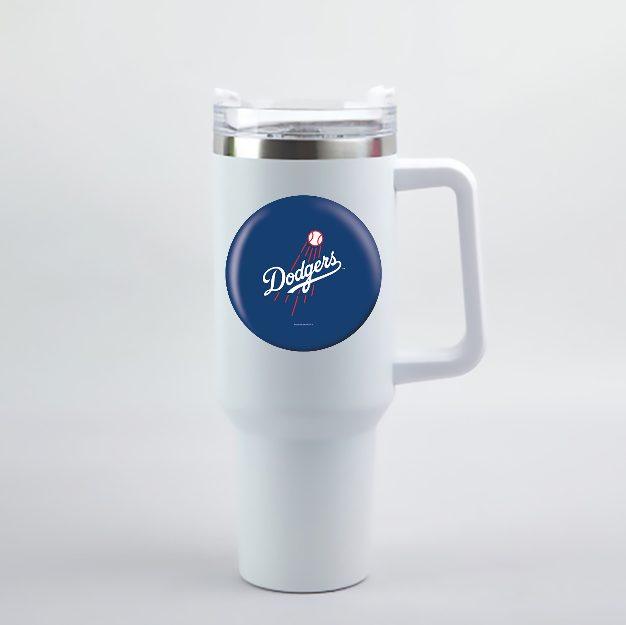  40oz Handle Car Cup With Crystal Sticker Design – Durable Stainless Steel Travel Mug With Reusable Straw – Double Wall Insulated