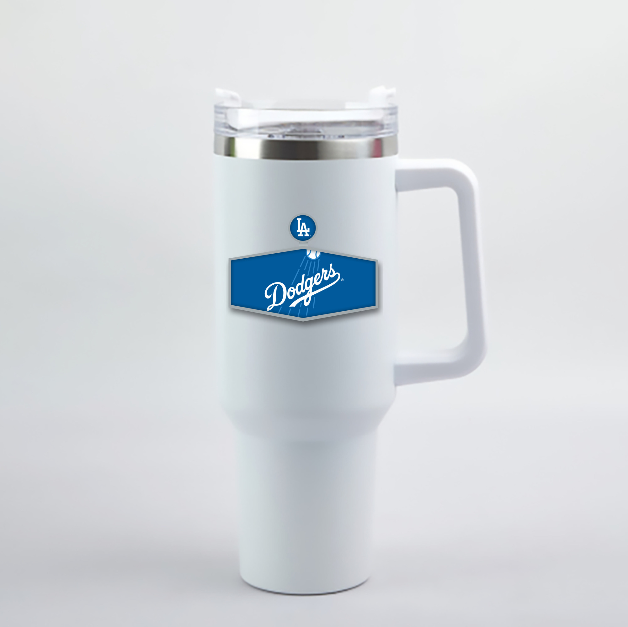  40oz Handle Car Cup With Crystal Sticker Design – Durable Stainless Steel Travel Mug With Reusable Straw – Double Wall Insulated