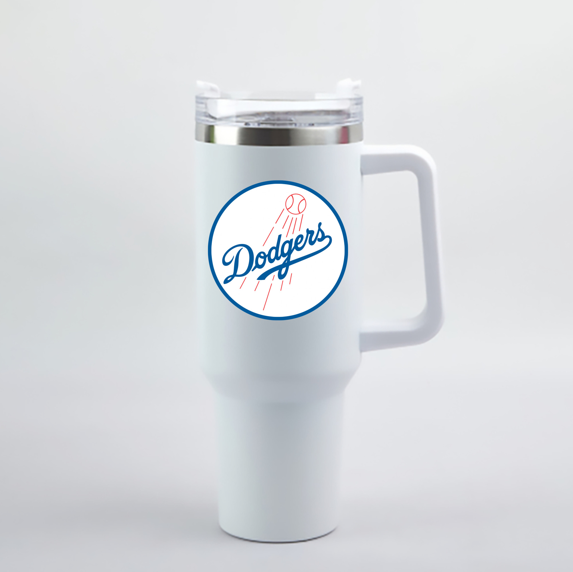  40oz Handle Car Cup With Crystal Sticker Design – Durable Stainless Steel Travel Mug With Reusable Straw – Double Wall Insulated