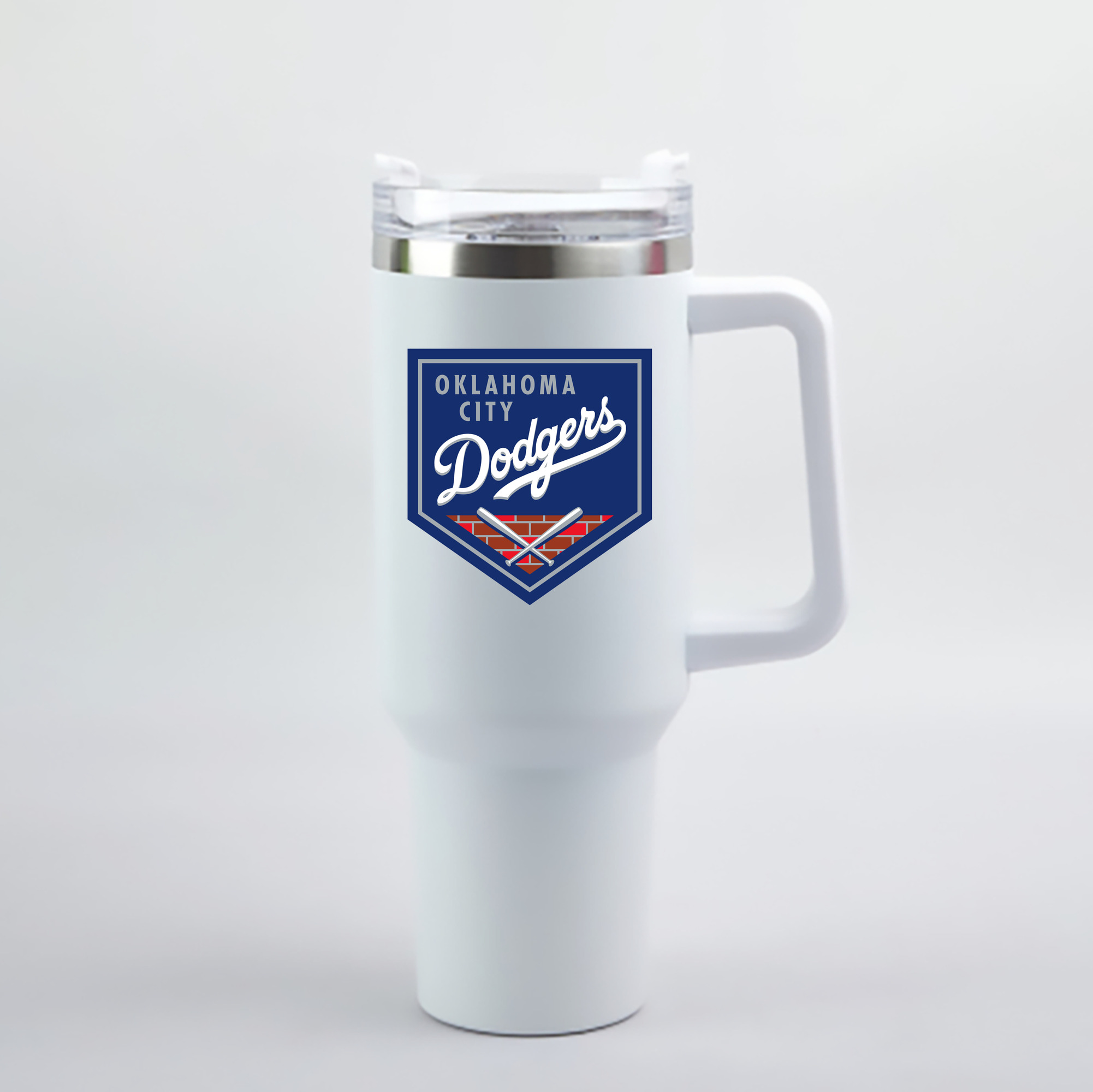  40oz Handle Car Cup With Crystal Sticker Design – Durable Stainless Steel Travel Mug With Reusable Straw – Double Wall Insulated