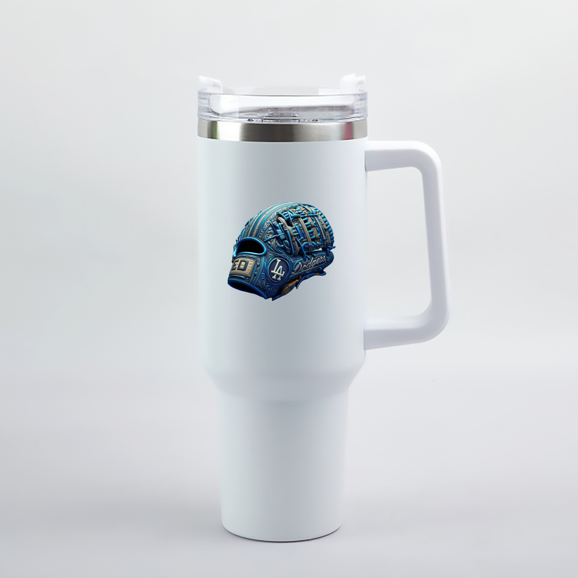  40oz Handle Car Tumbler – Durable Stainless Steel Travel Mug With UV Print – Double Wall Insulated, Fits Most Car Cup Holders