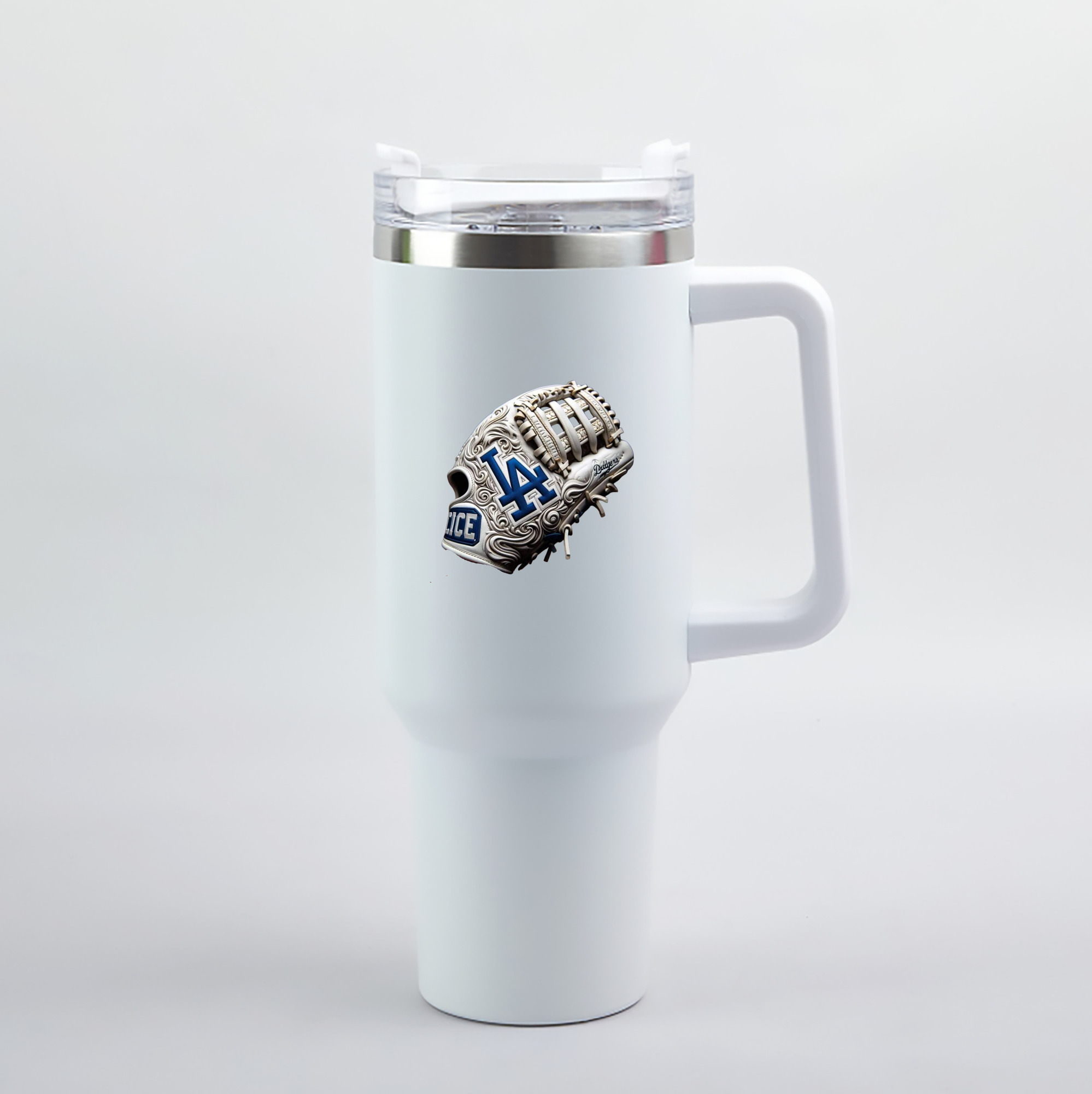  40oz Handle Car Tumbler – Durable Stainless Steel Travel Mug With UV Print – Double Wall Insulated, Fits Most Car Cup Holders