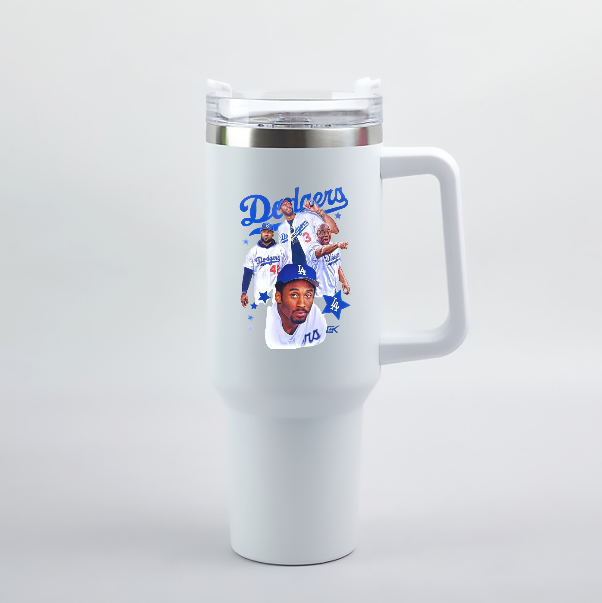  40oz Handle Car Tumbler – Durable Stainless Steel Travel Mug With UV Print – Double Wall Insulated, Fits Most Car Cup Holders