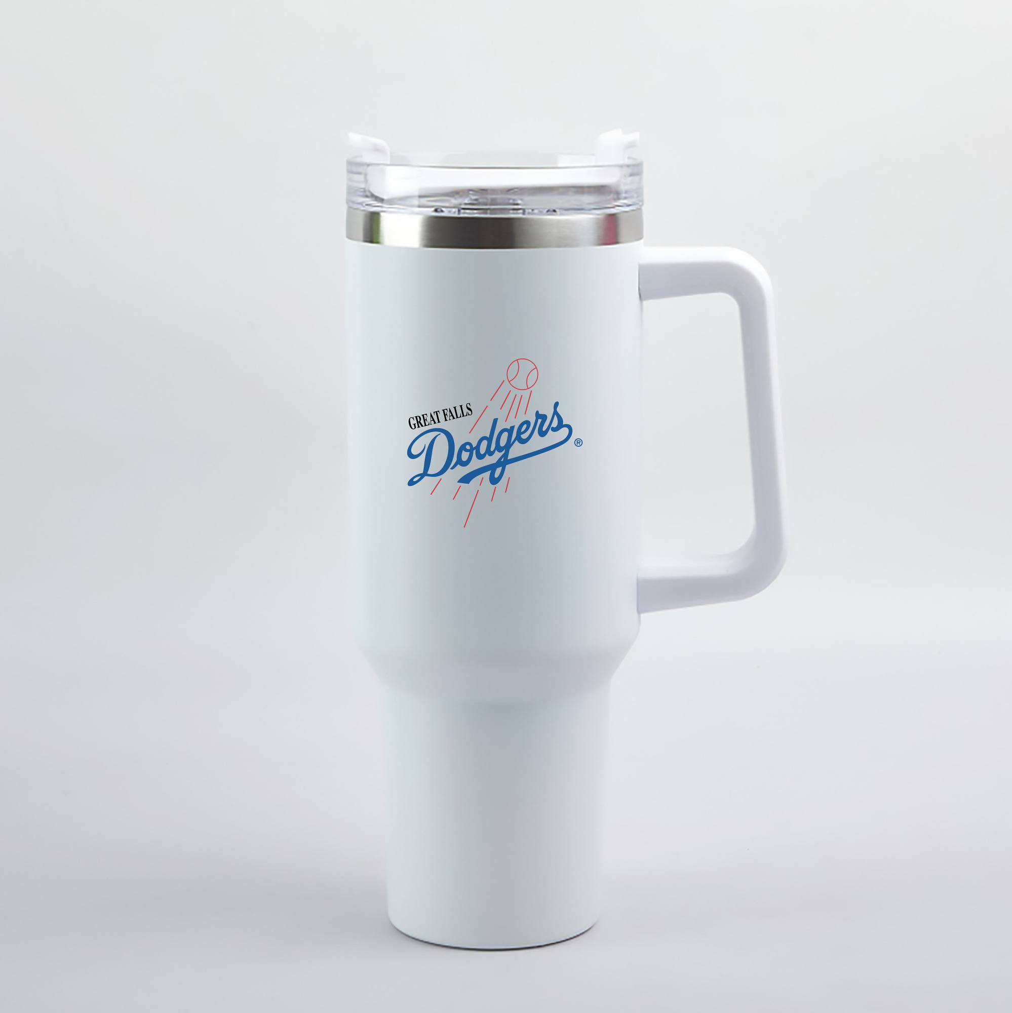  40oz Handle Car Tumbler – Durable Stainless Steel Travel Mug With UV Print – Double Wall Insulated, Fits Most Car Cup Holders