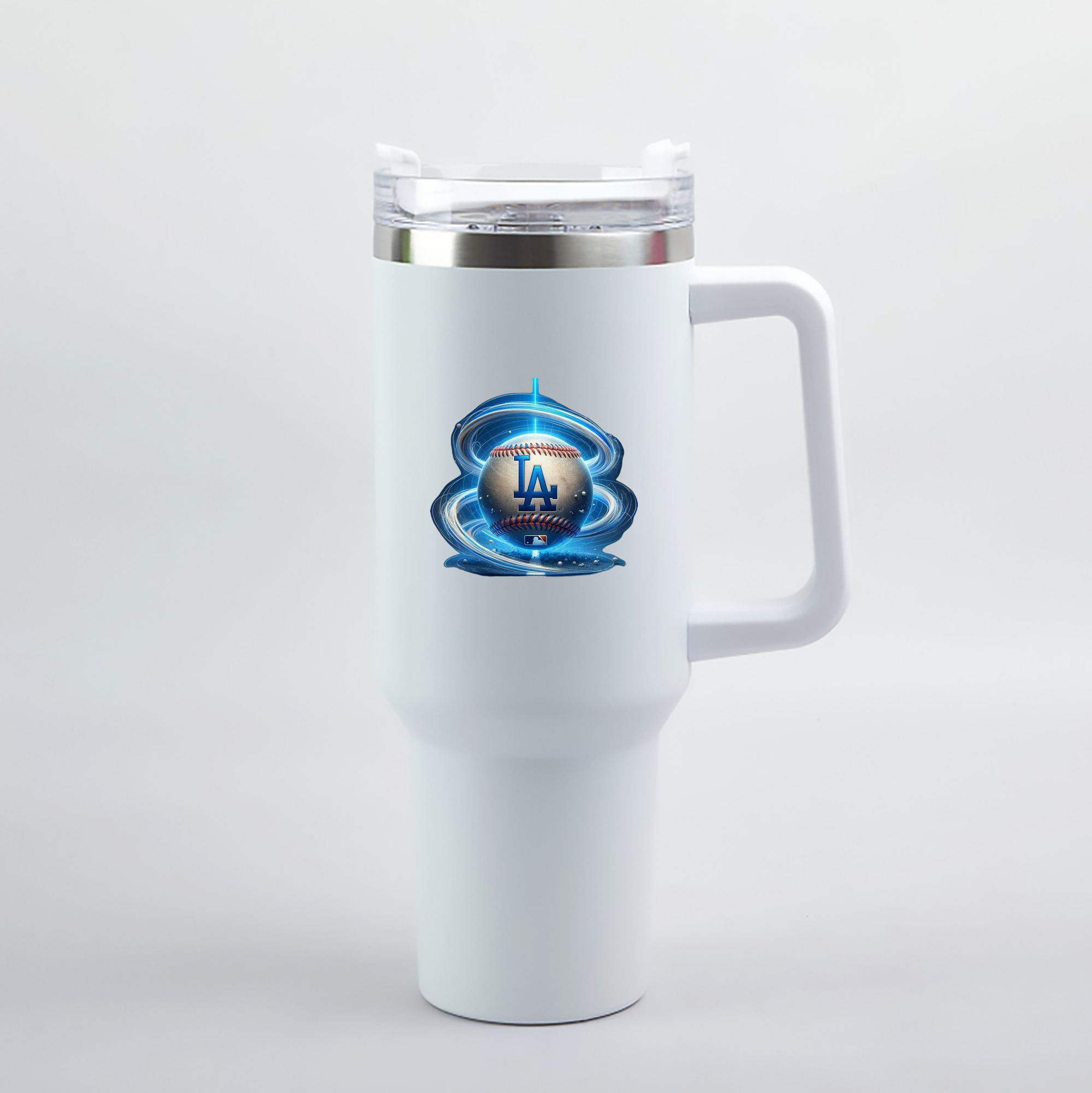  40oz Handle Car Tumbler – Durable Stainless Steel Travel Mug With UV Print – Double Wall Insulated, Fits Most Car Cup Holders