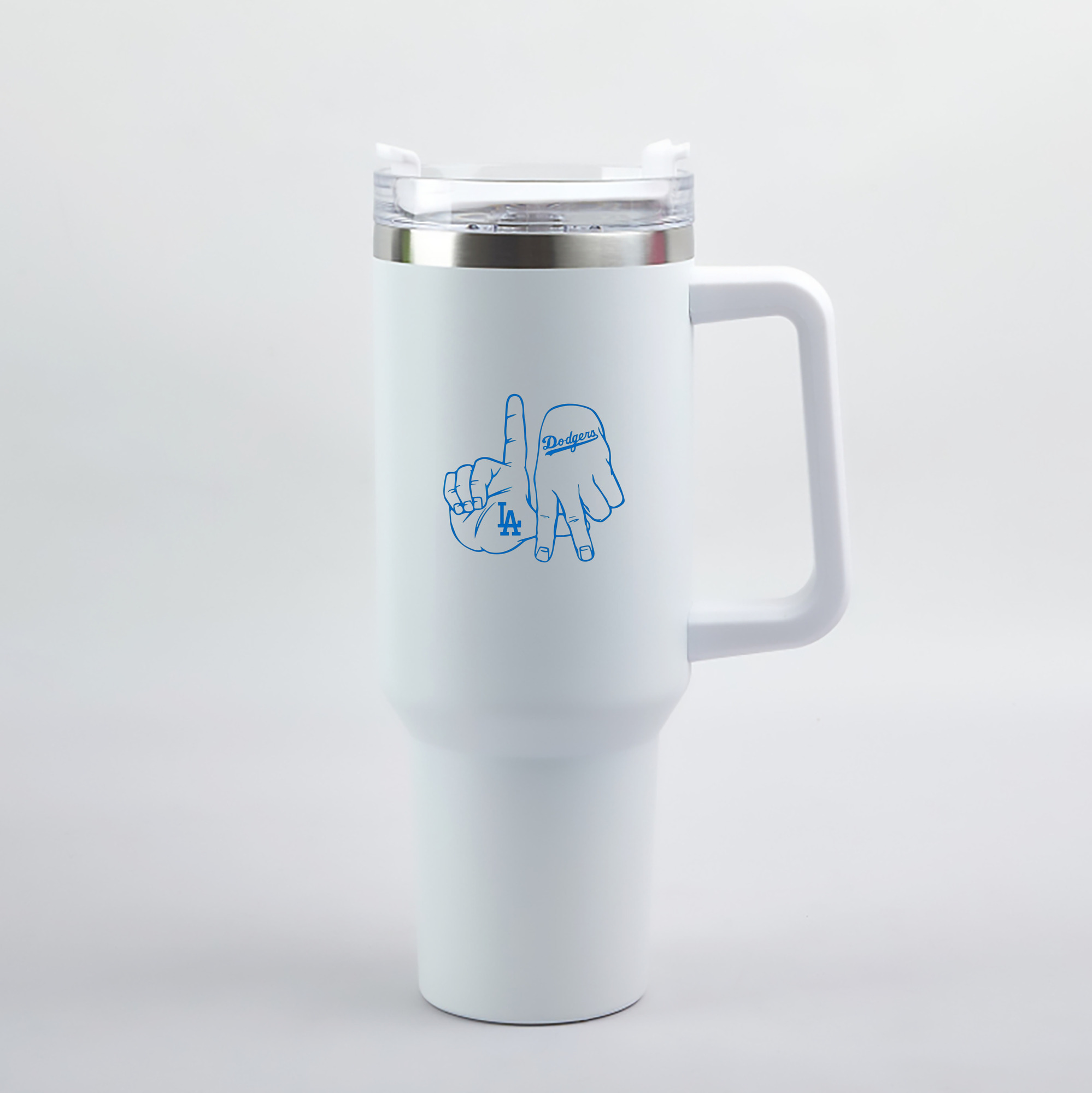  40oz Handle Car Tumbler – Durable Stainless Steel Travel Mug With UV Print – Double Wall Insulated, Fits Most Car Cup Holders