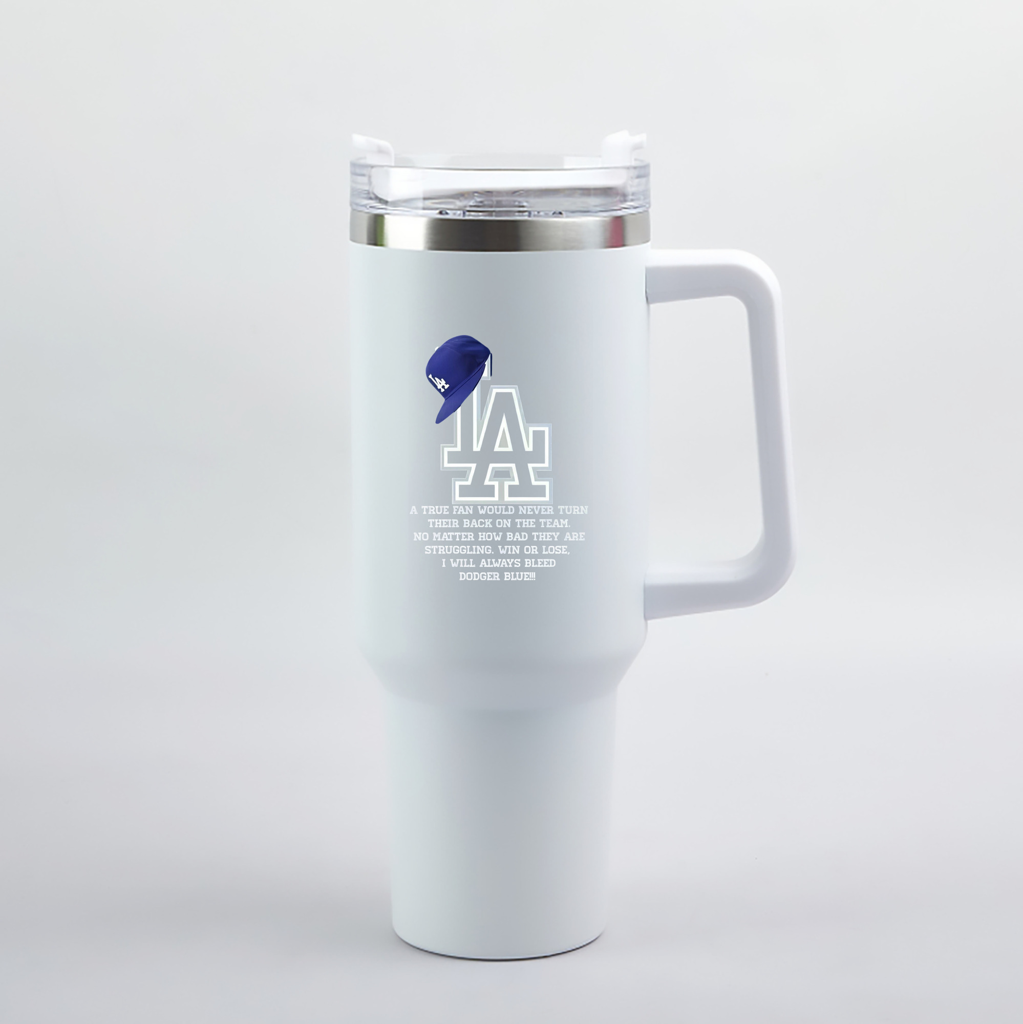  40oz Handle Car Tumbler – Durable Stainless Steel Travel Mug With UV Print – Double Wall Insulated, Fits Most Car Cup Holders