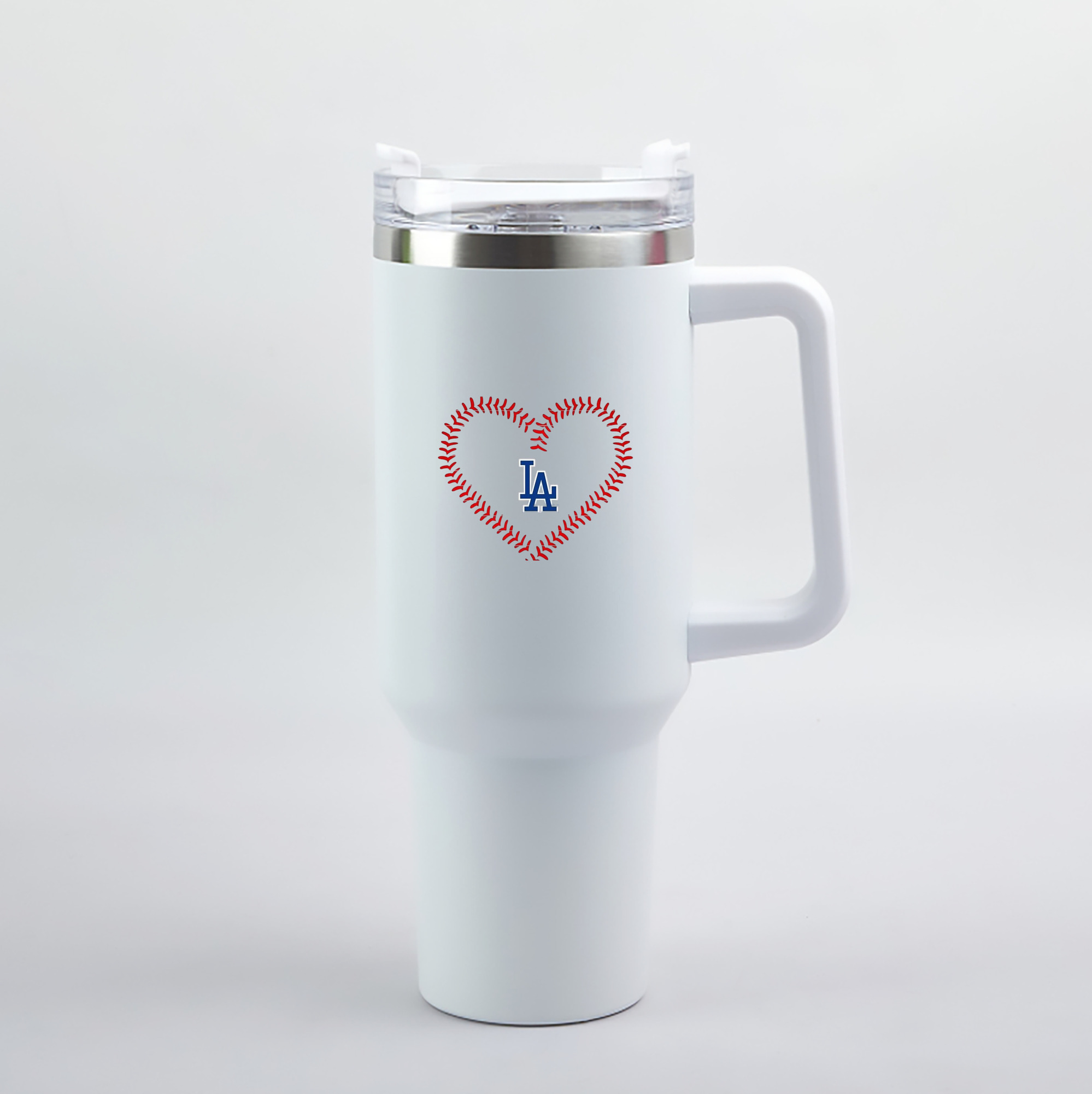  40oz Handle Car Tumbler – Durable Stainless Steel Travel Mug With UV Print – Double Wall Insulated, Fits Most Car Cup Holders