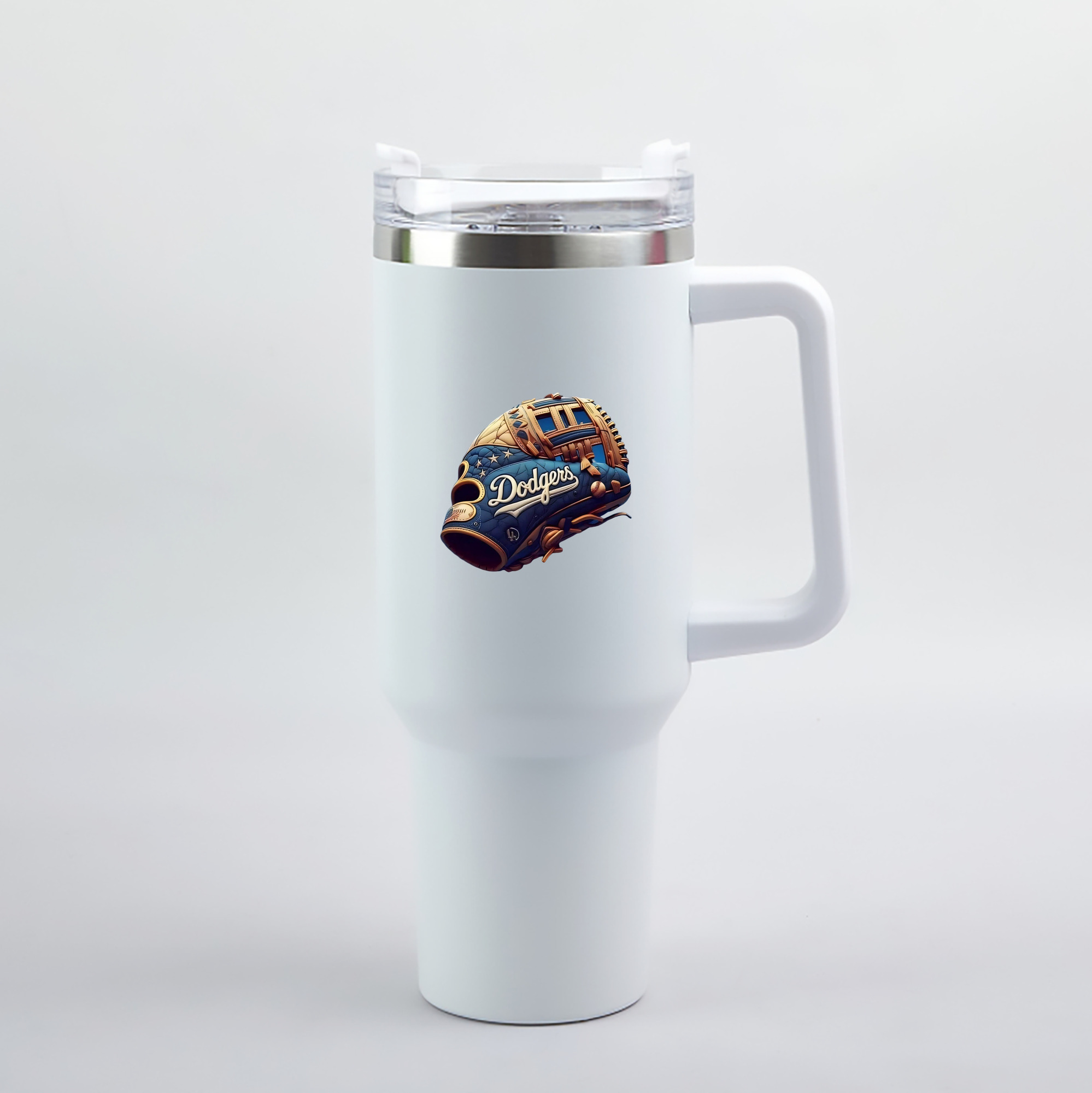  40oz Handle Car Tumbler – Durable Stainless Steel Travel Mug With UV Print – Double Wall Insulated, Fits Most Car Cup Holders