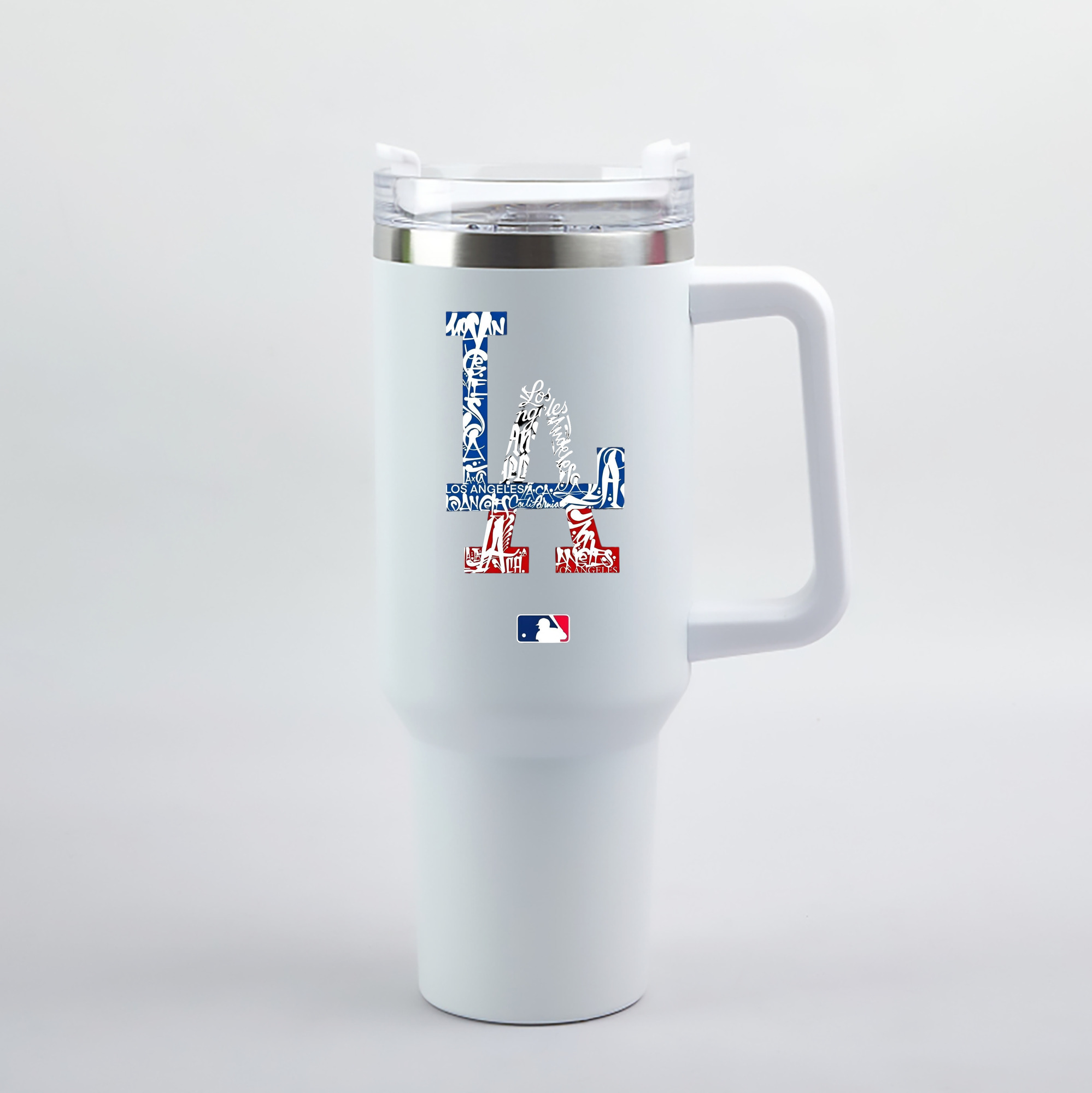  40oz Handle Car Tumbler – Durable Stainless Steel Travel Mug With UV Print – Double Wall Insulated, Fits Most Car Cup Holders