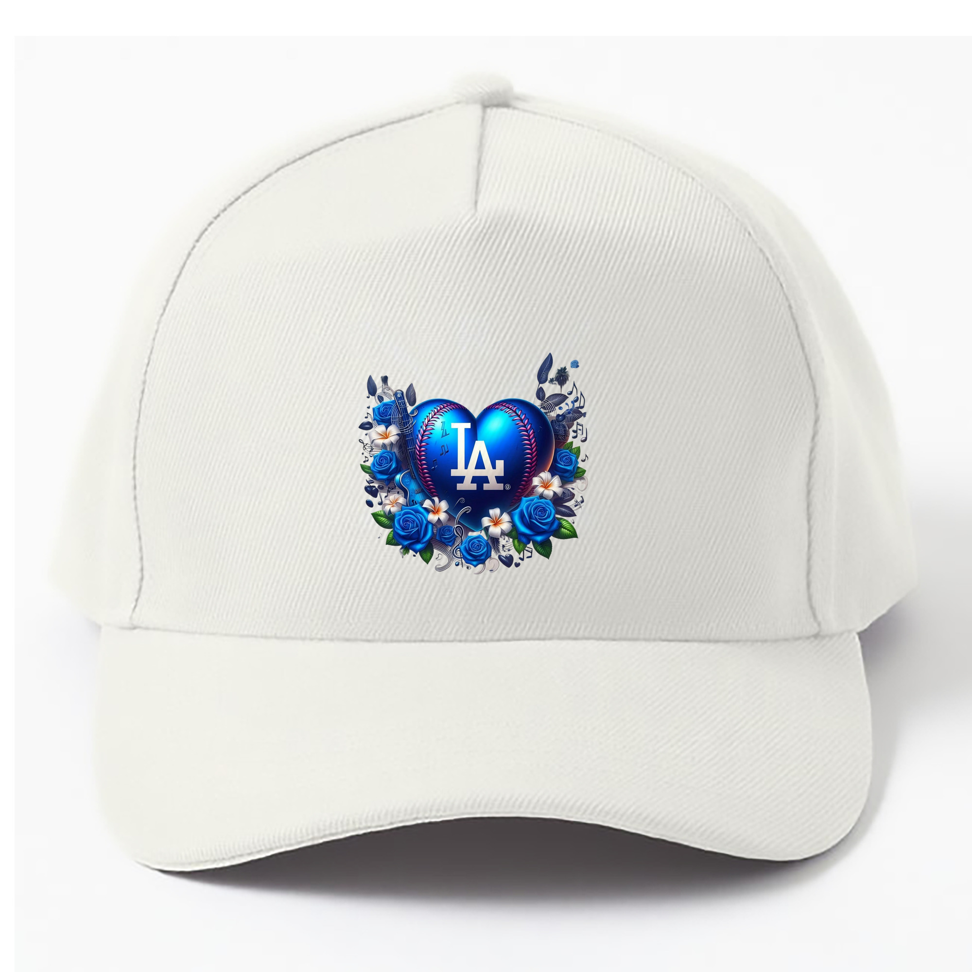  100% Cotton Baseball Cap – Heat Transfer Print – Comfortable, Durable, Perfect For Sports & Everyday Wear