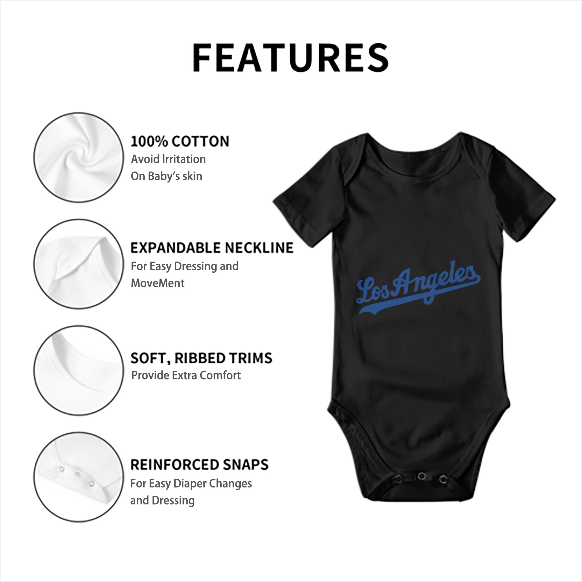  Baby Short Sleeve Romper – 100% Cotton Soft & Breathable Digital Print Onesie With Easy Snap Closure And Envelope Shoulder – Comfortable For Daily Wear & Travel