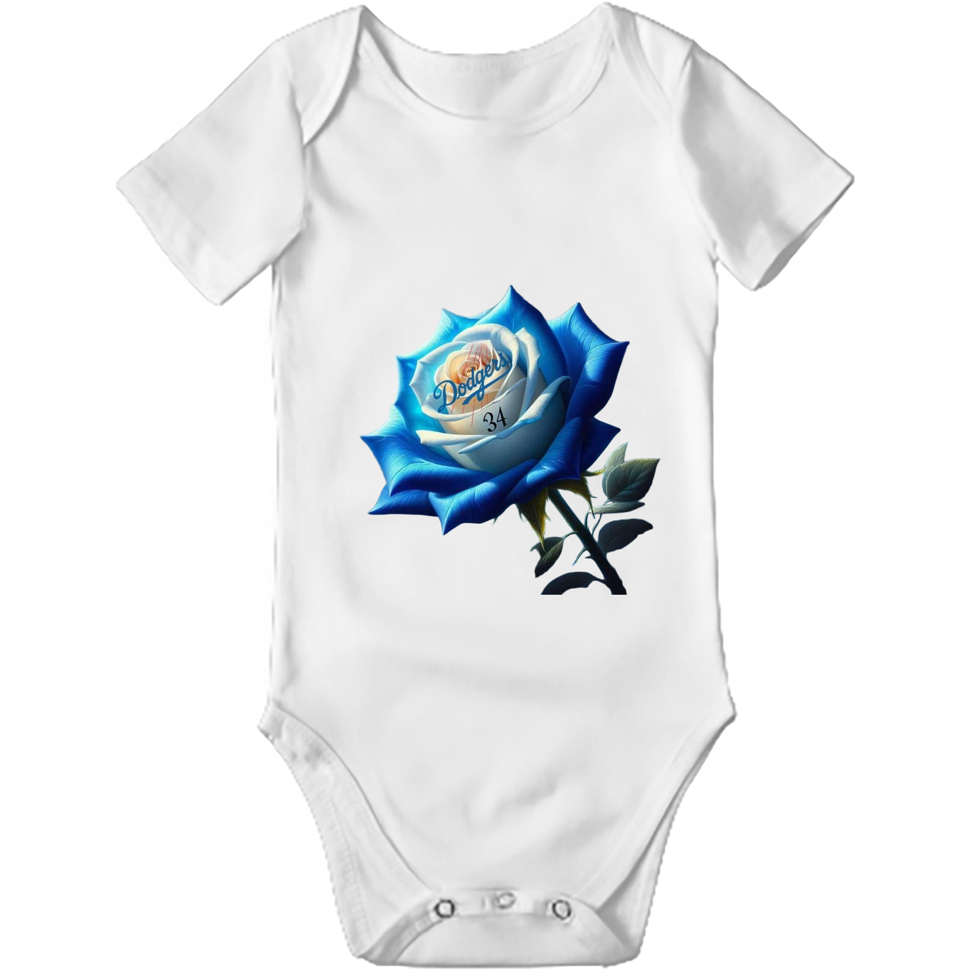  Baby Short Sleeve Romper – 100% Cotton Soft & Breathable Digital Print Onesie With Easy Snap Closure And Envelope Shoulder – Comfortable For Daily Wear & Travel