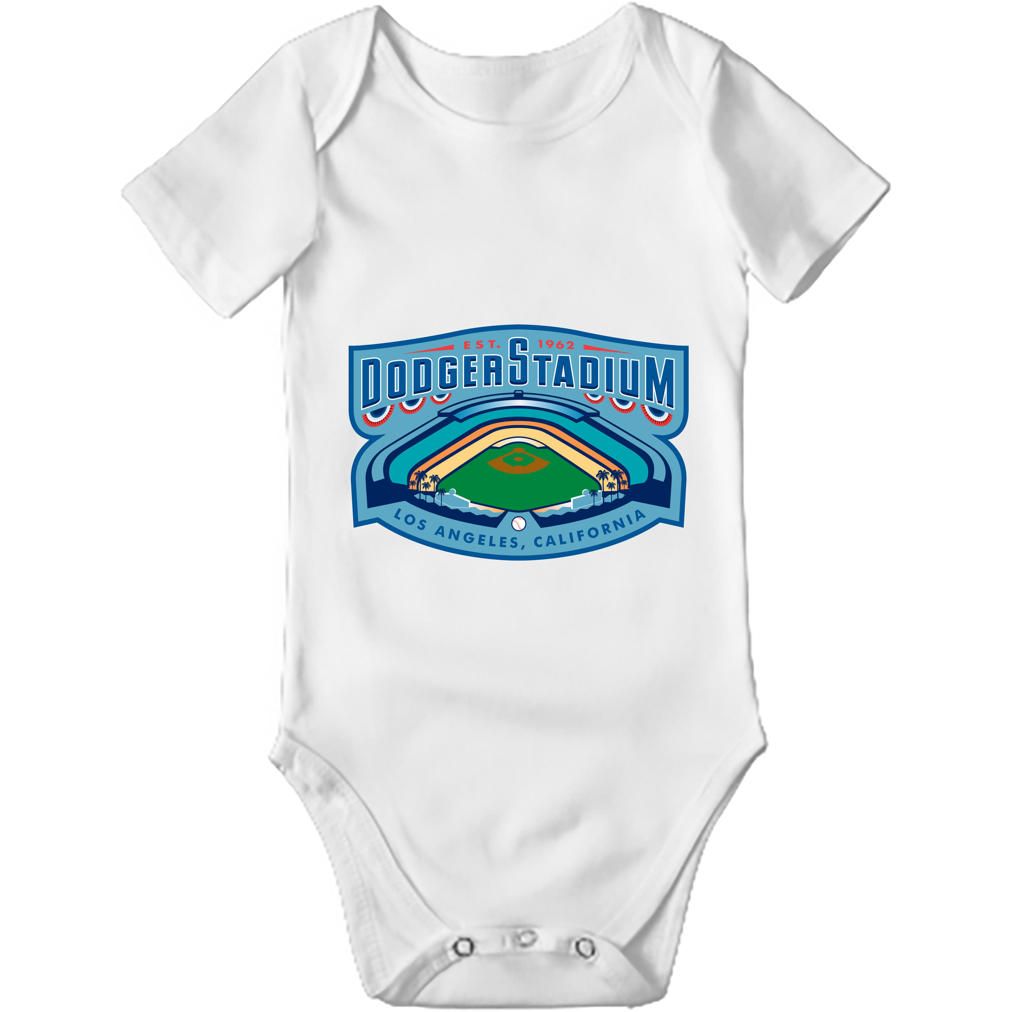  Baby Short Sleeve Romper – 100% Cotton Soft & Breathable Digital Print Onesie With Easy Snap Closure And Envelope Shoulder – Comfortable For Daily Wear & Travel