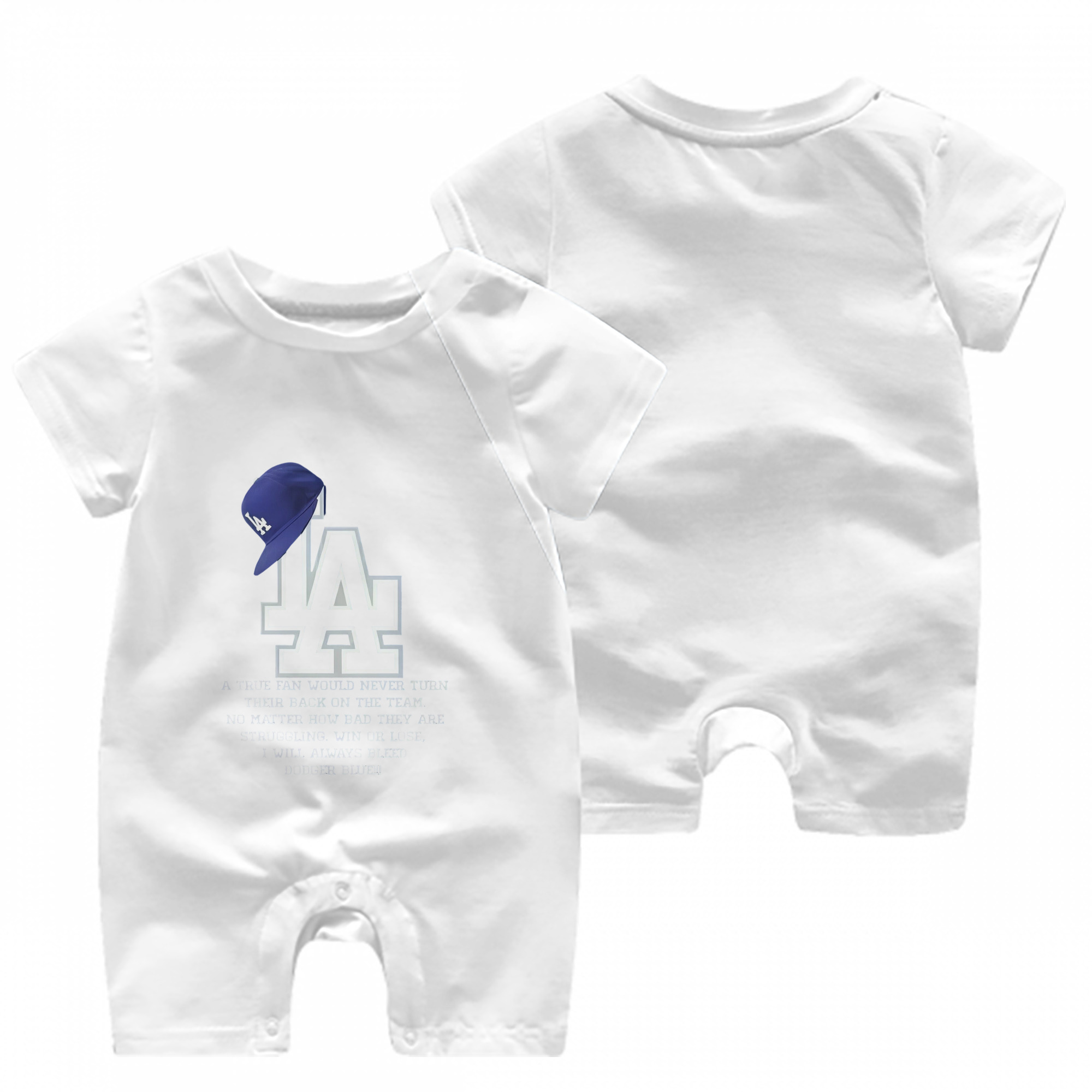  Baby Short Sleeve Onesie – 100% Cotton Soft & Breathable Digital Print Romper – Double-Sided Print, Snap Closure For Easy Diaper Changes – Comfortable For Boys & Girls