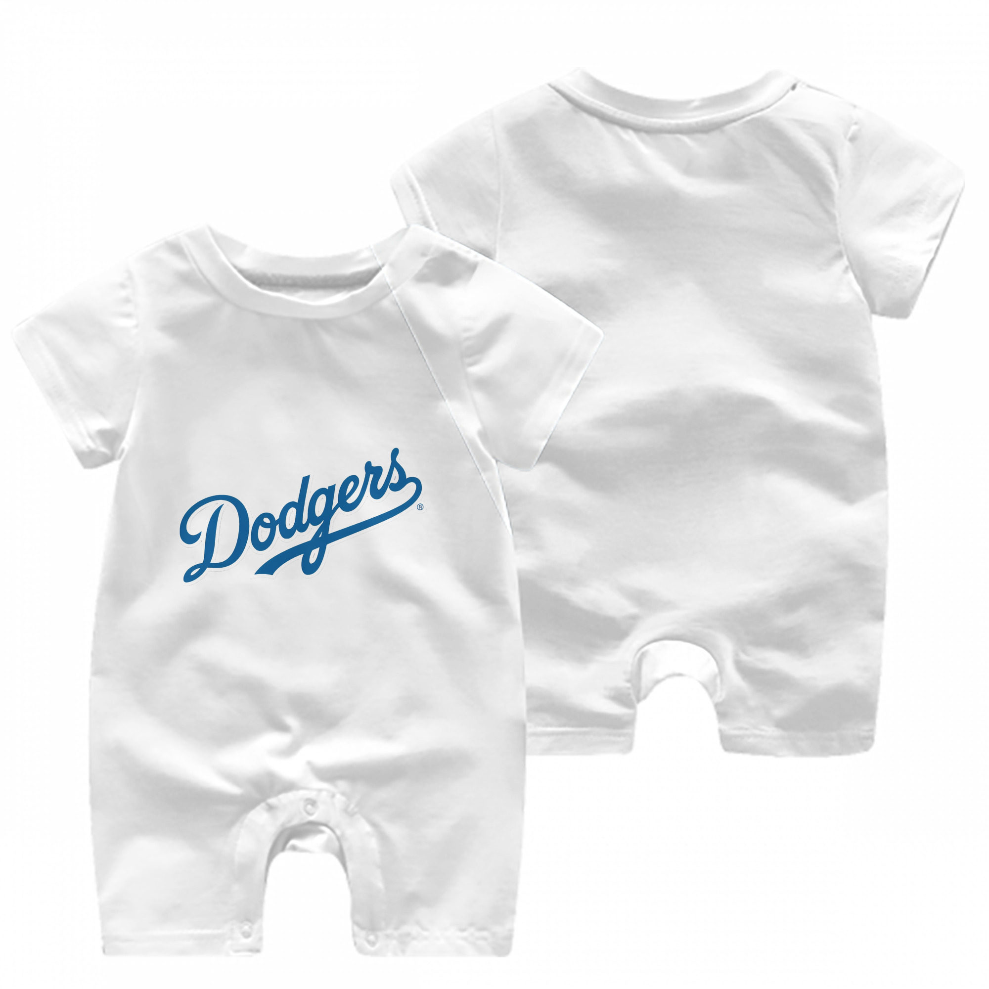  Baby Short Sleeve Onesie – 100% Cotton Soft & Breathable Digital Print Romper – Double-Sided Print, Snap Closure For Easy Diaper Changes – Comfortable For Boys & Girls