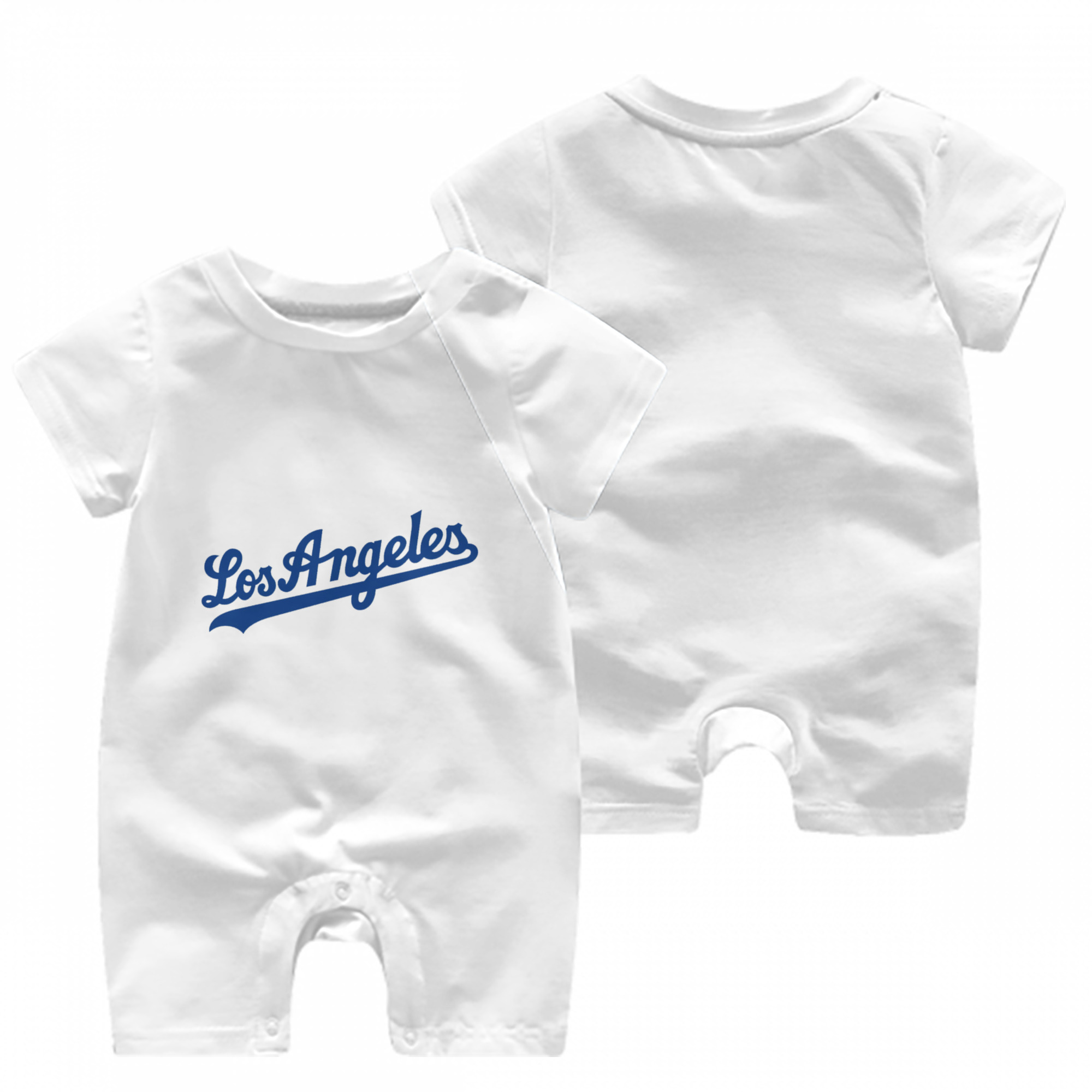  Baby Short Sleeve Onesie – 100% Cotton Soft & Breathable Digital Print Romper – Double-Sided Print, Snap Closure For Easy Diaper Changes – Comfortable For Boys & Girls