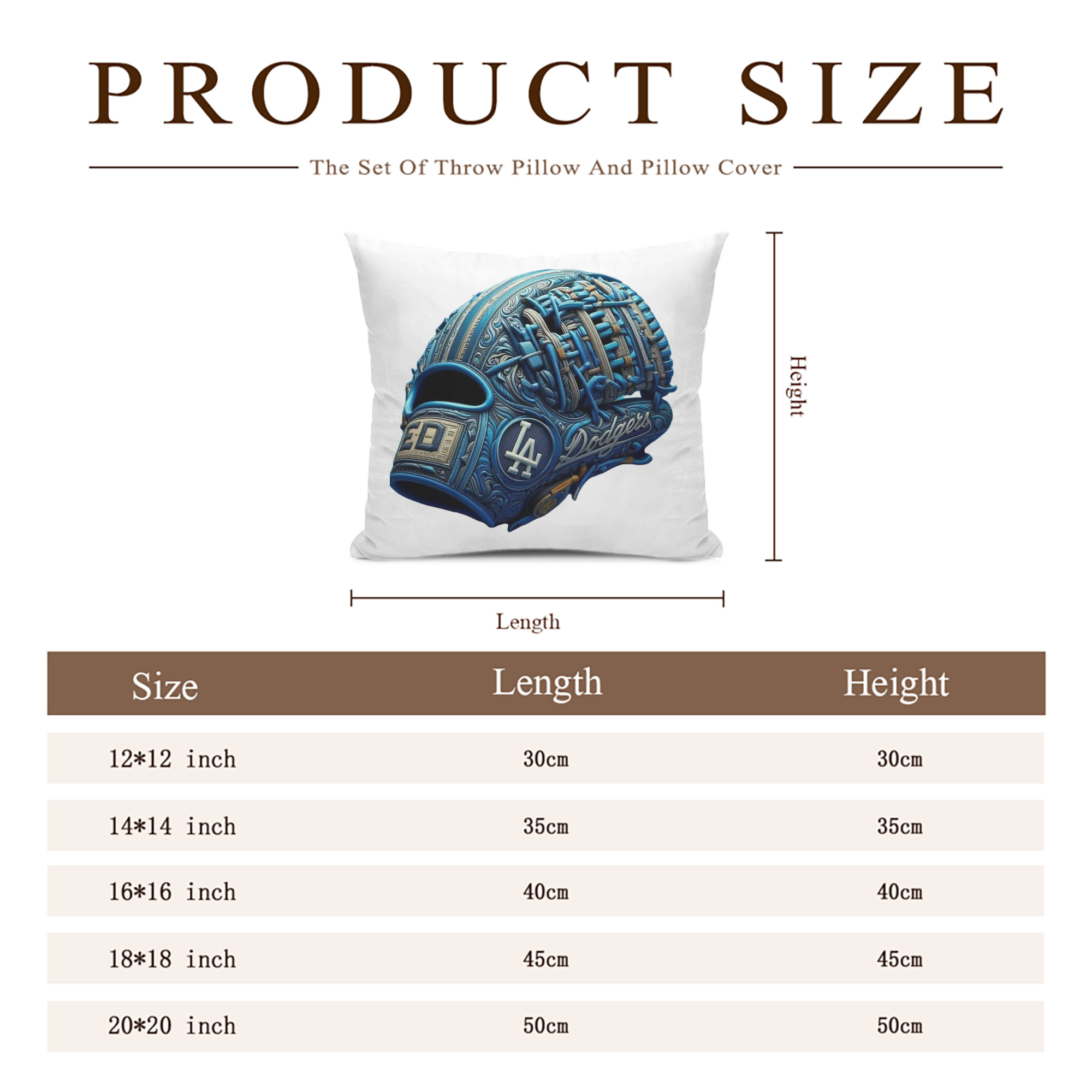  Soft Polyester Pillow Cover With Insert – Double-Sided Design, Invisible Zipper, Durable & Breathable – Easy Care Cushion Set