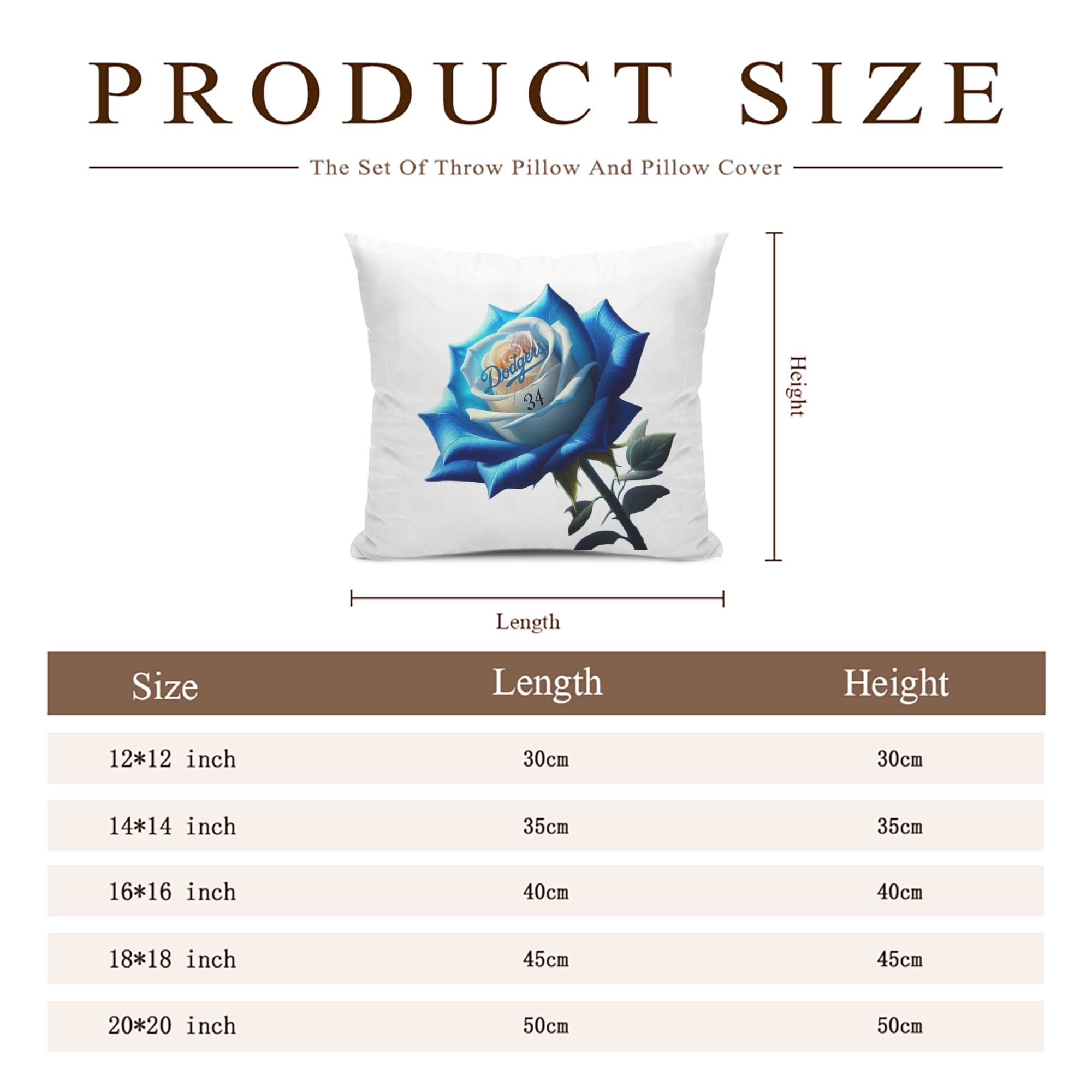  Soft Polyester Pillow Cover With Insert – Double-Sided Design, Invisible Zipper, Durable & Breathable – Easy Care Cushion Set