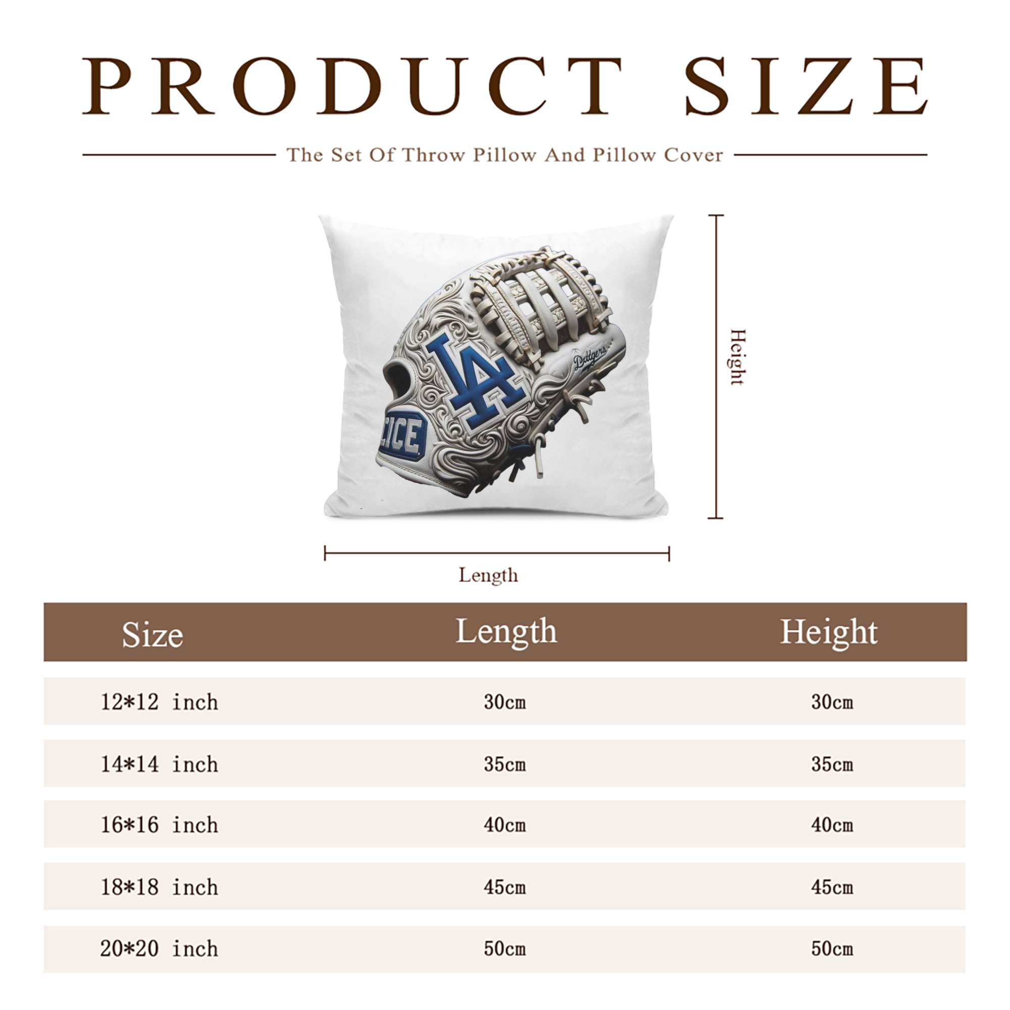  Soft Polyester Pillow Cover With Insert – Double-Sided Design, Invisible Zipper, Durable & Breathable – Easy Care Cushion Set