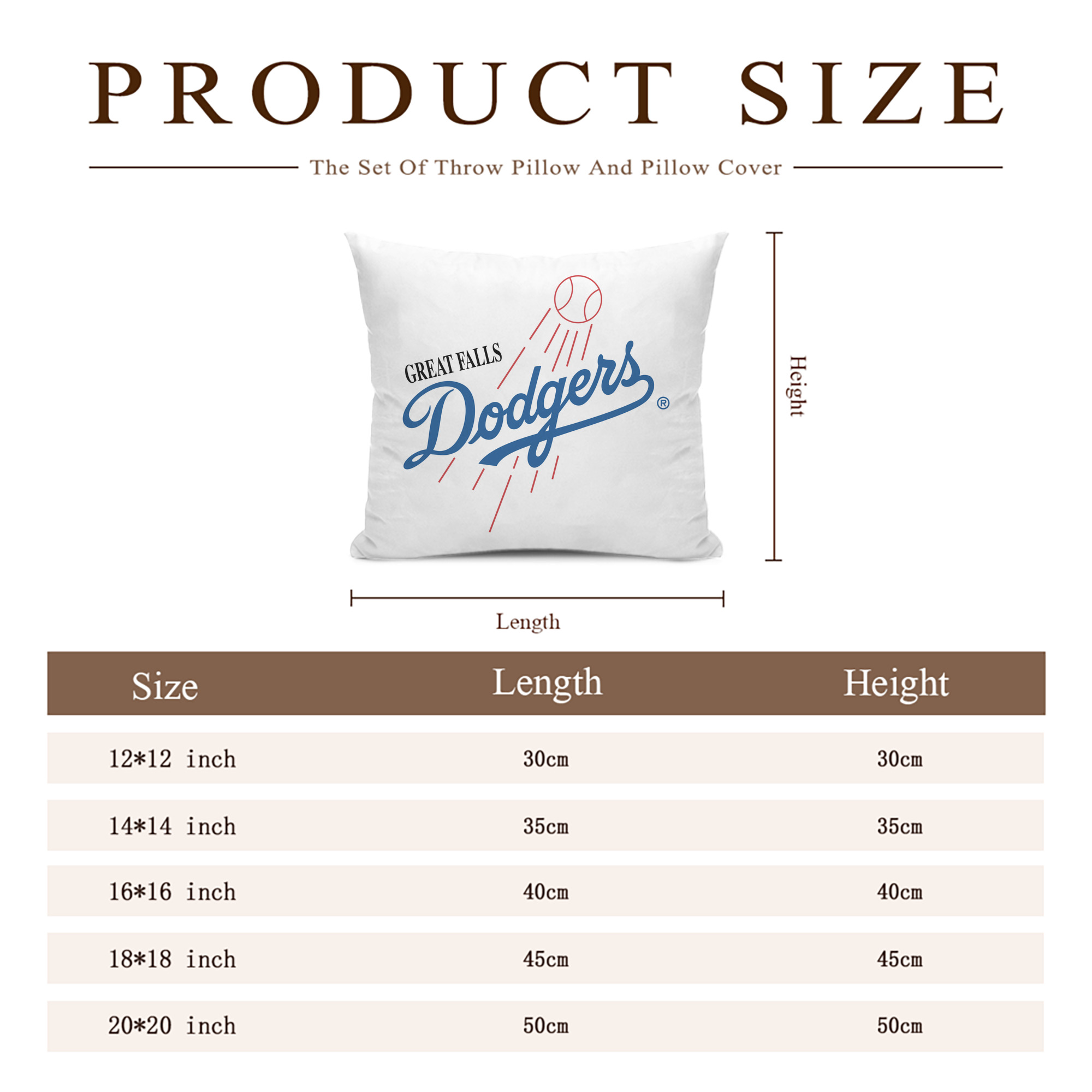  Soft Polyester Pillow Cover With Insert – Double-Sided Design, Invisible Zipper, Durable & Breathable – Easy Care Cushion Set