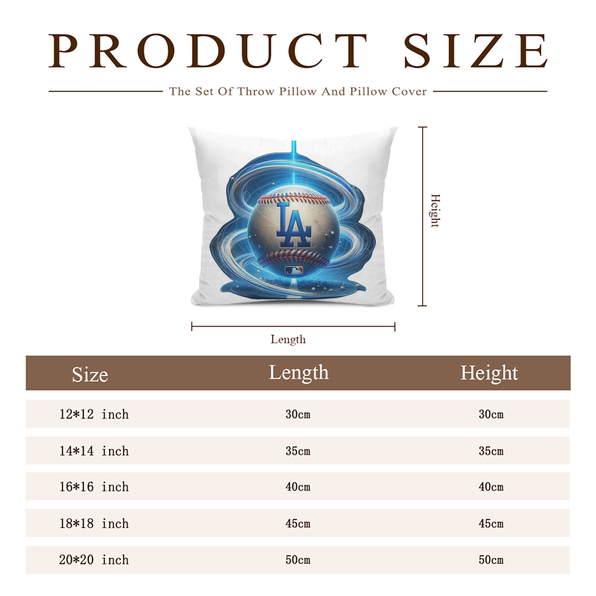  Soft Polyester Pillow Cover With Insert – Double-Sided Design, Invisible Zipper, Durable & Breathable – Easy Care Cushion Set