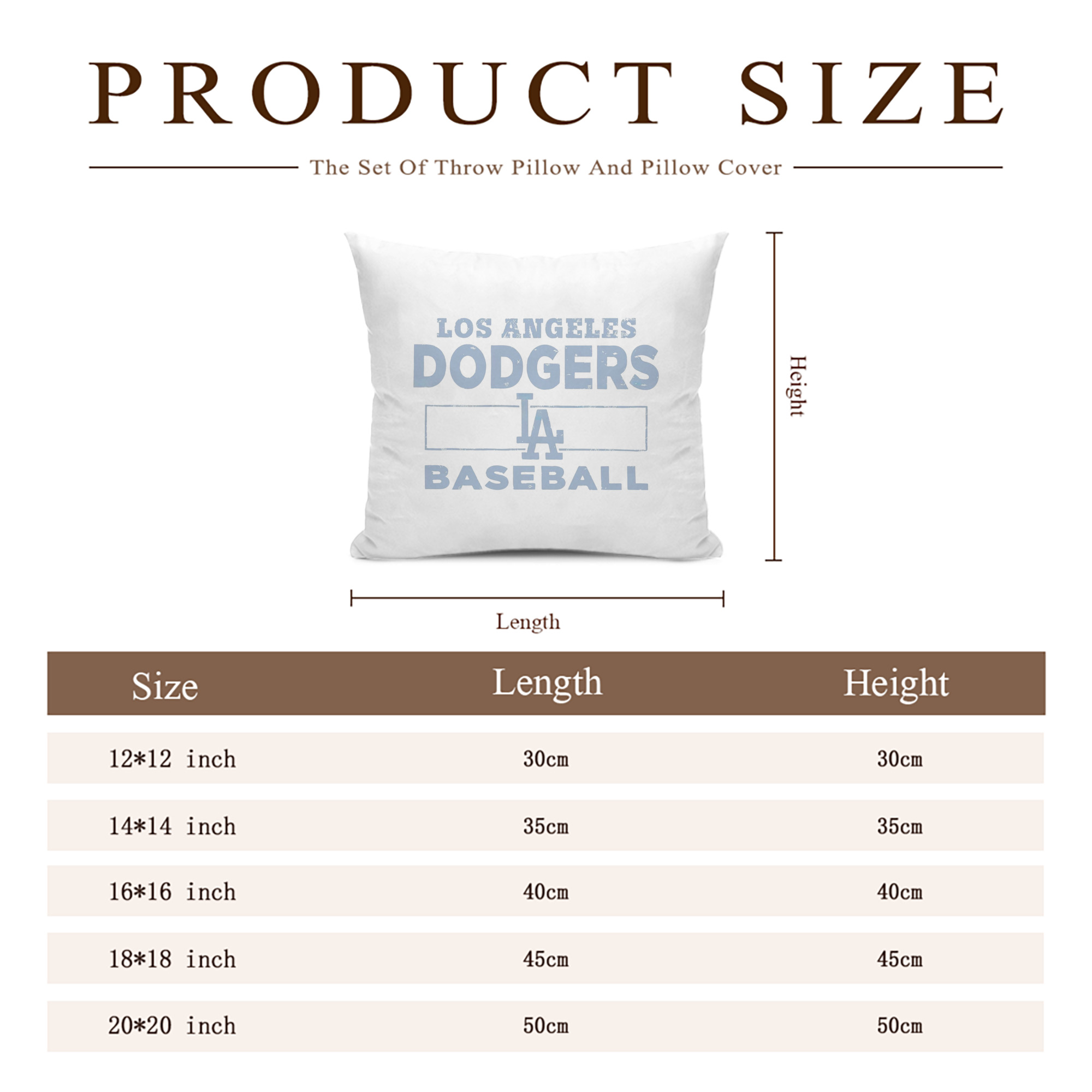  Soft Polyester Pillow Cover With Insert – Double-Sided Design, Invisible Zipper, Durable & Breathable – Easy Care Cushion Set