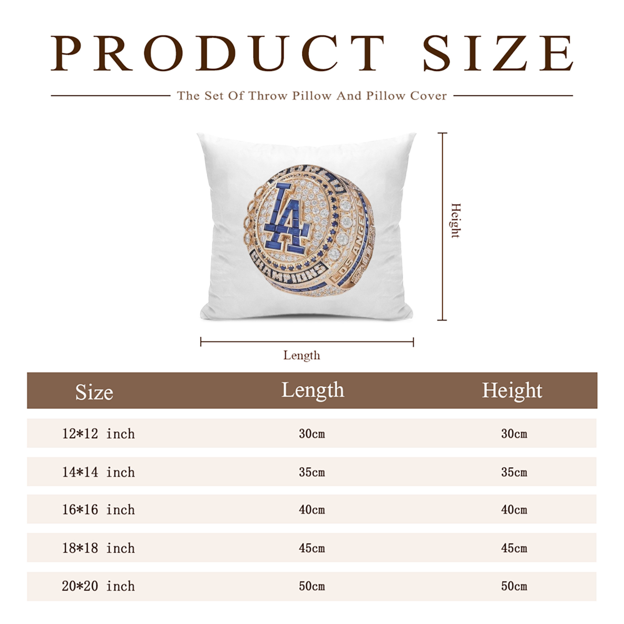  Soft Polyester Pillow Cover With Insert – Double-Sided Design, Invisible Zipper, Durable & Breathable – Easy Care Cushion Set