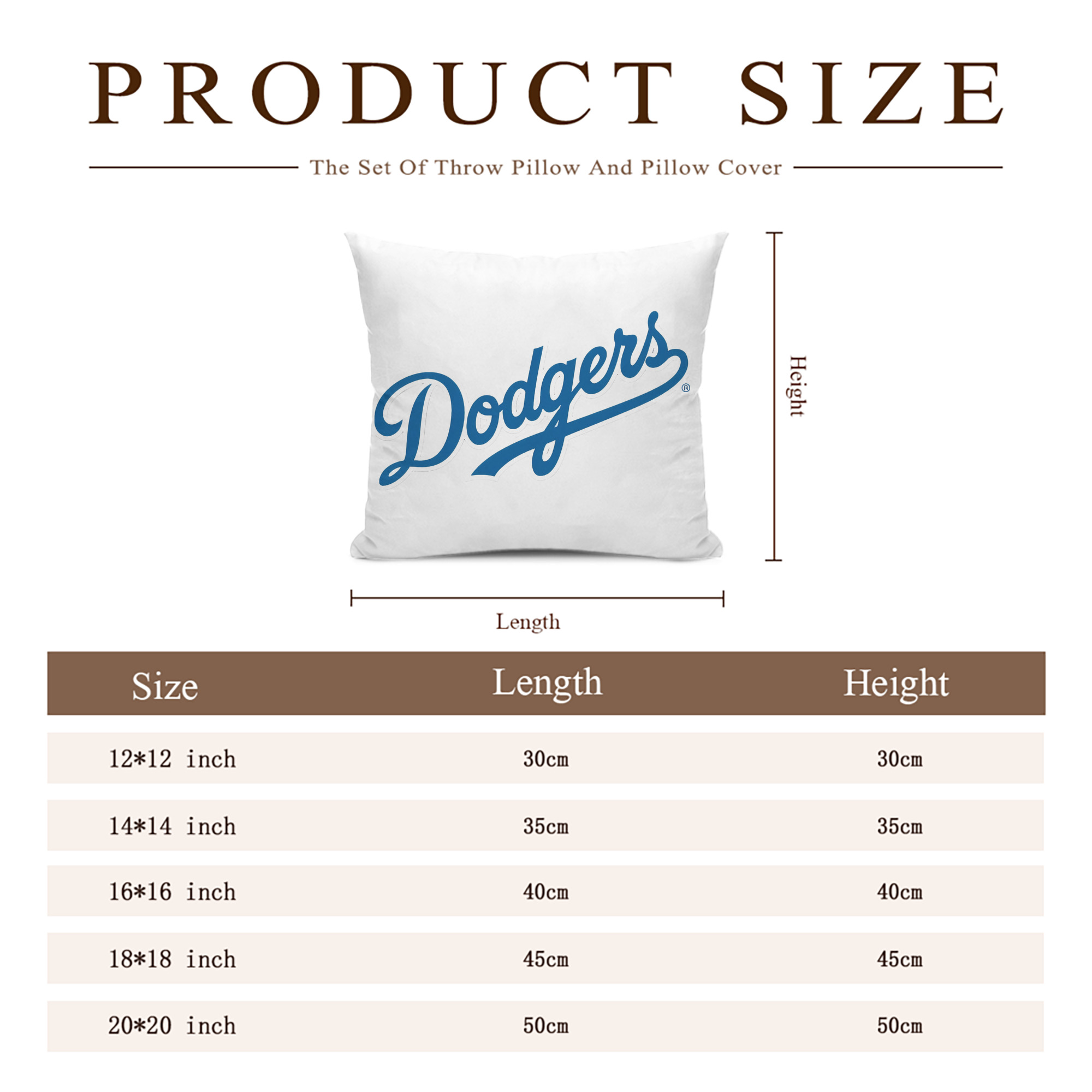  Soft Polyester Pillow Cover With Insert – Double-Sided Design, Invisible Zipper, Durable & Breathable – Easy Care Cushion Set