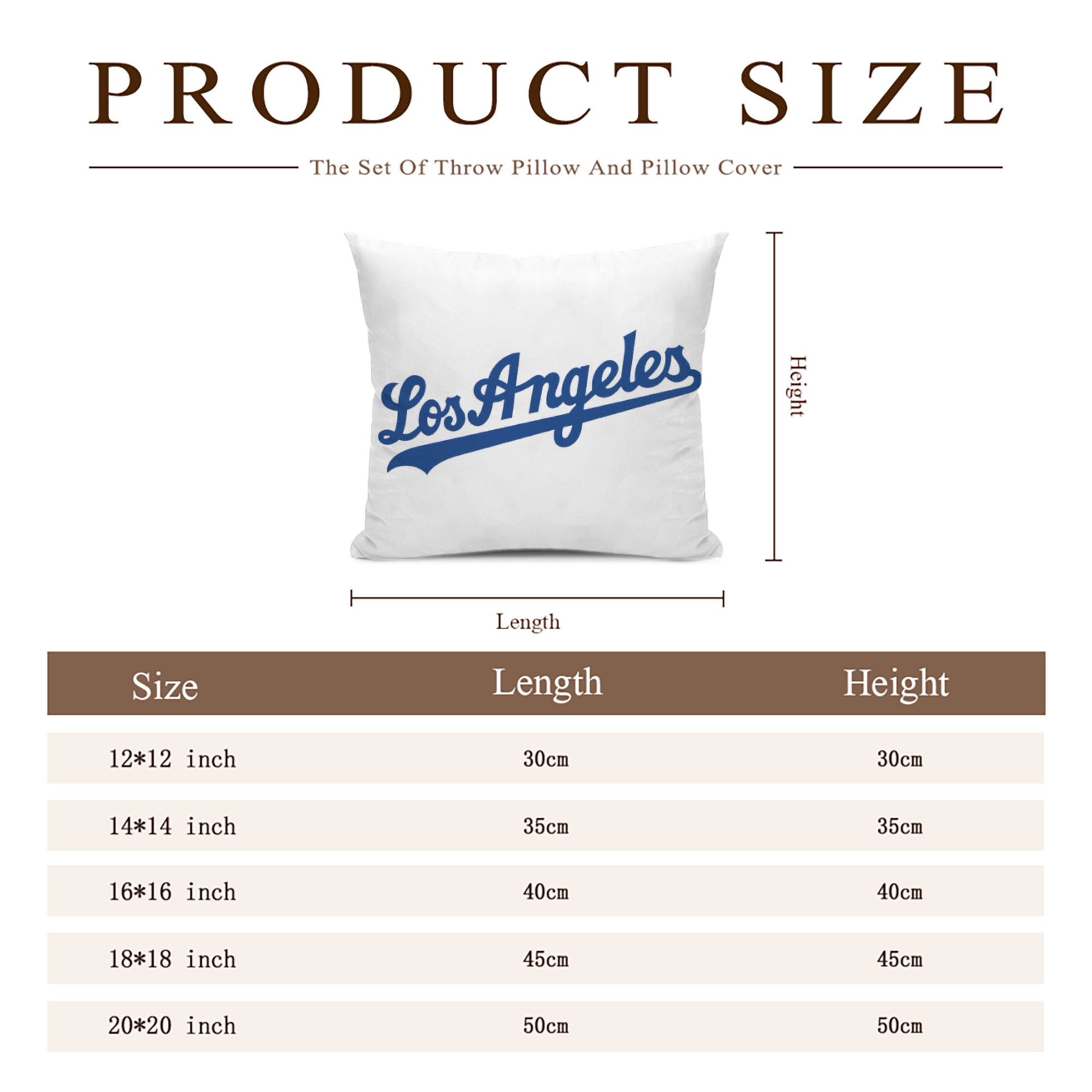  Soft Polyester Pillow Cover With Insert – Double-Sided Design, Invisible Zipper, Durable & Breathable – Easy Care Cushion Set