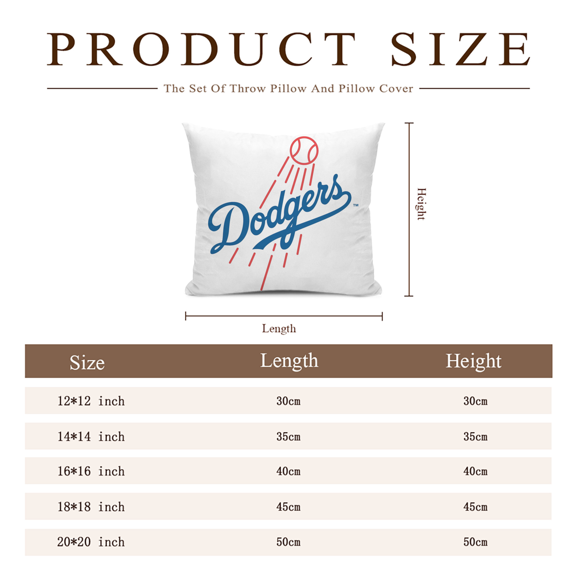  Soft Polyester Pillow Cover With Insert – Double-Sided Design, Invisible Zipper, Durable & Breathable – Easy Care Cushion Set