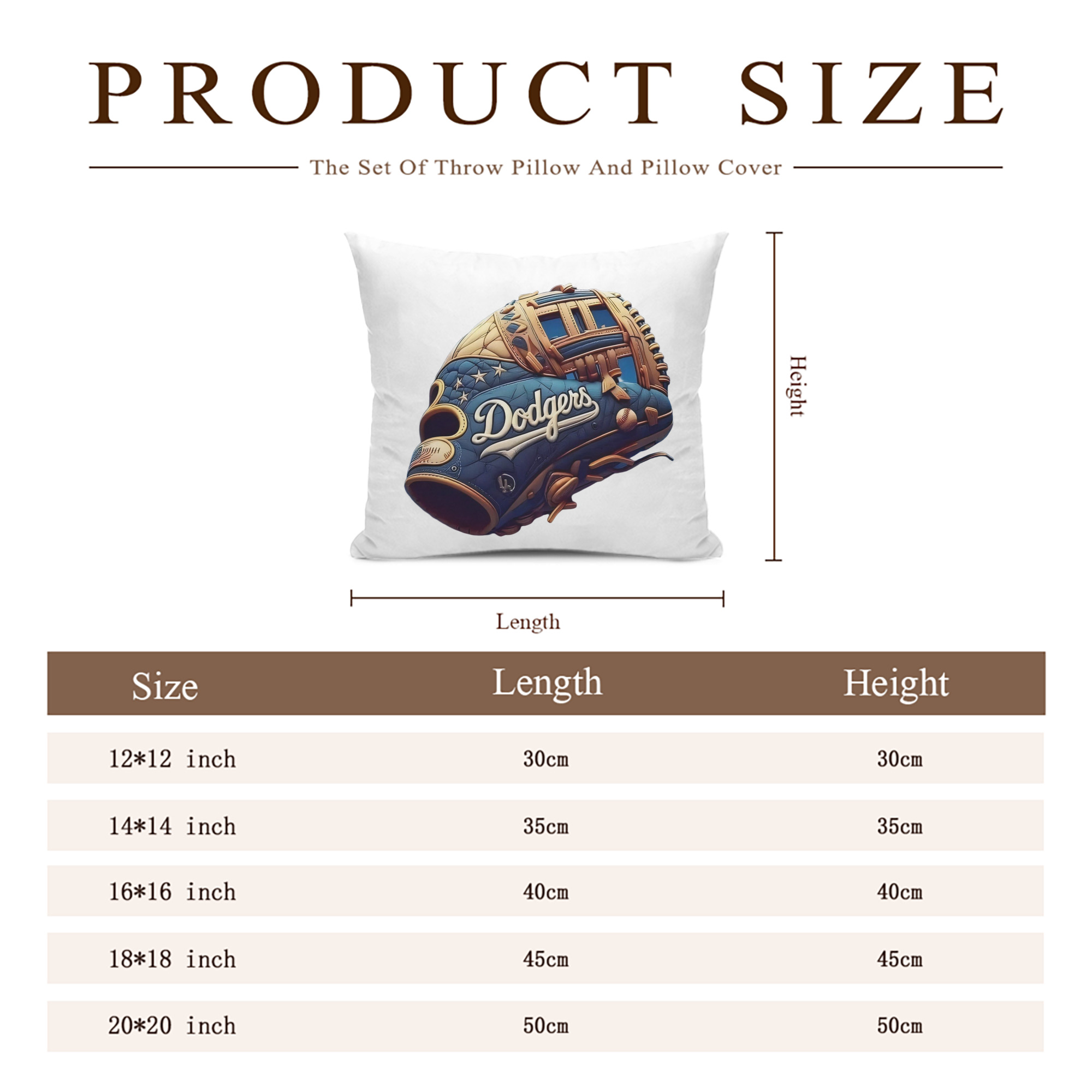 Soft Polyester Pillow Cover With Insert – Double-Sided Design, Invisible Zipper, Durable & Breathable – Easy Care Cushion Set