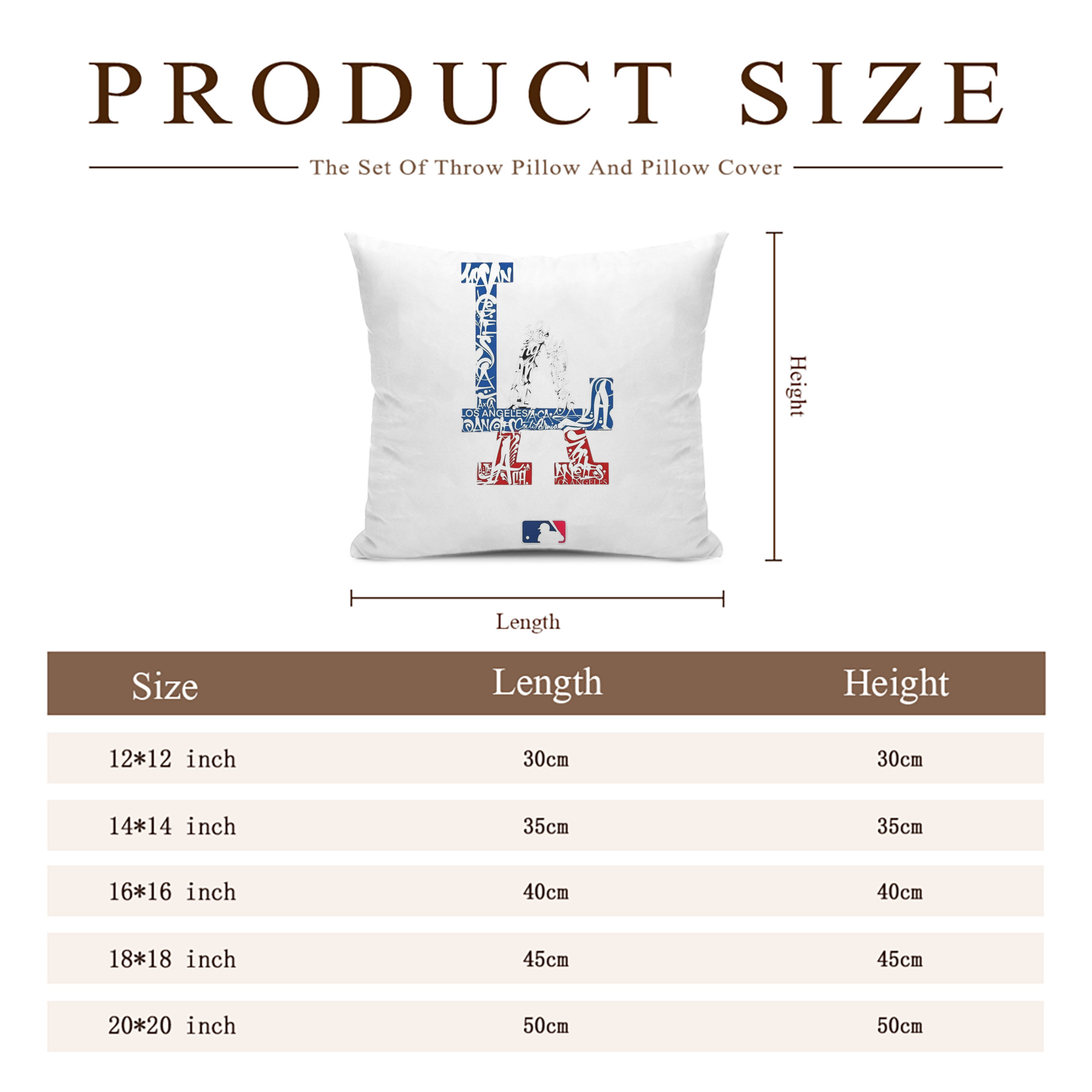  Soft Polyester Pillow Cover With Insert – Double-Sided Design, Invisible Zipper, Durable & Breathable – Easy Care Cushion Set