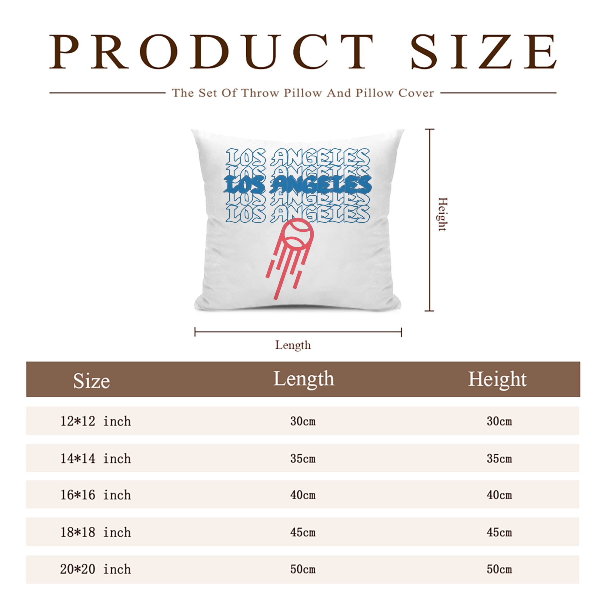  Soft Polyester Pillow Cover With Insert – Double-Sided Design, Invisible Zipper, Durable & Breathable – Easy Care Cushion Set