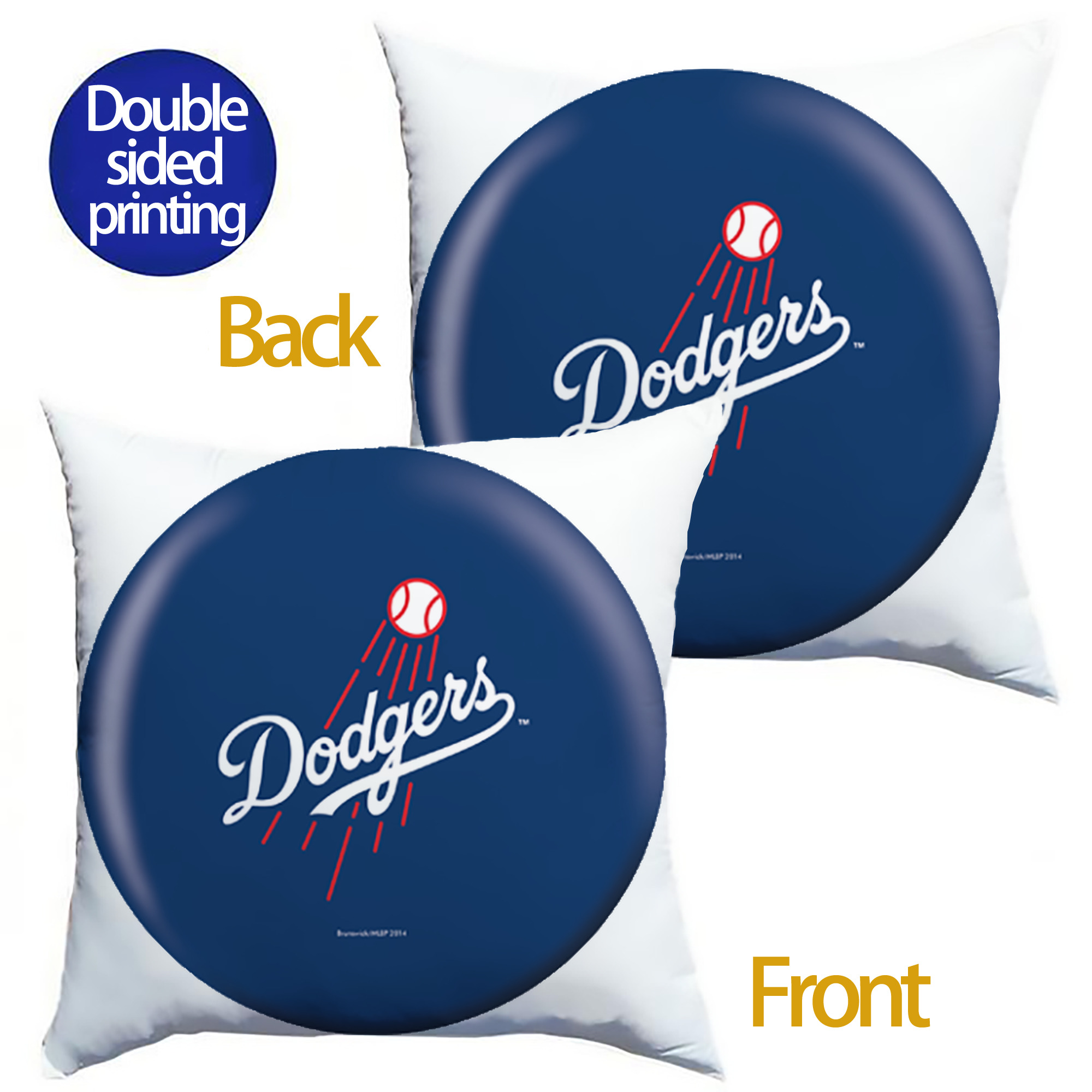  Soft Polyester Pillow Cover With Insert – Double-Sided Design, Invisible Zipper, Durable & Breathable – Easy Care Cushion Set