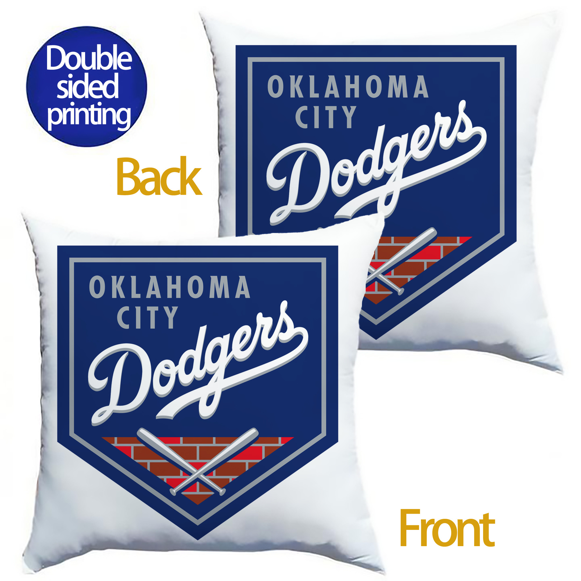  Soft Polyester Pillow Cover With Insert – Double-Sided Design, Invisible Zipper, Durable & Breathable – Easy Care Cushion Set