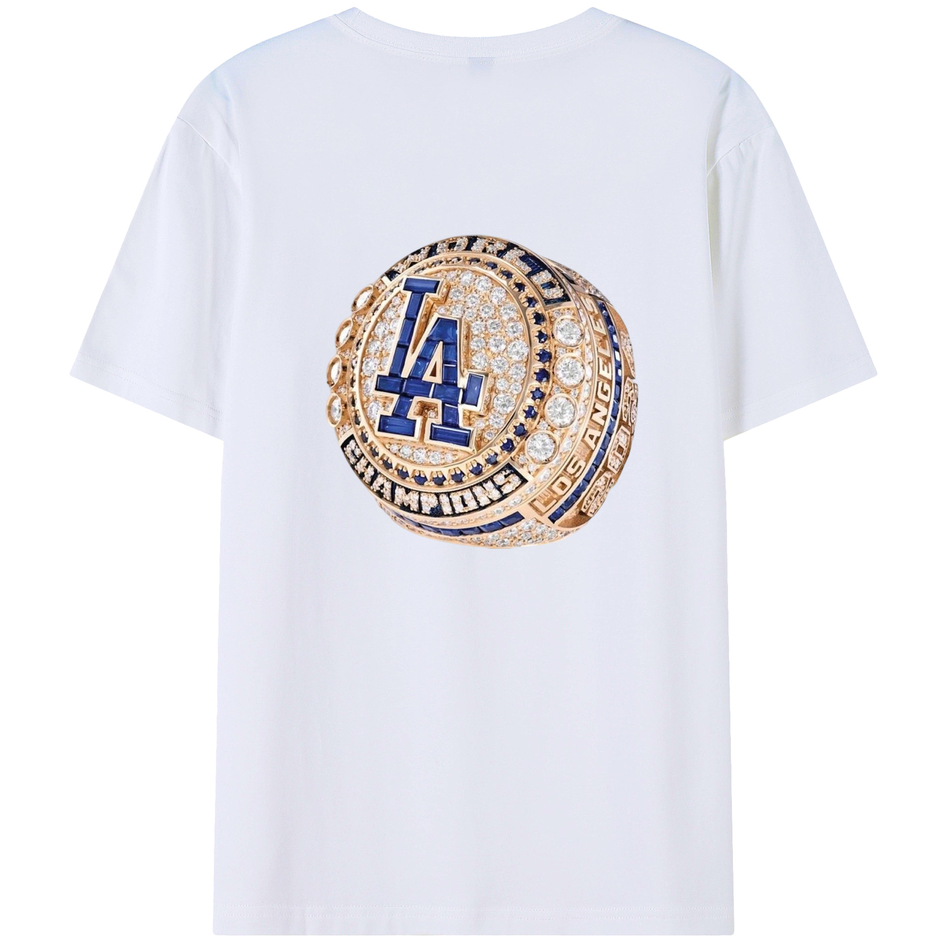  180g Combed Cotton T-Shirt With Back Heat Transfer Print – Soft, Lightweight, Fitted Design – Stylish Casual Wear For Sports & Everyday Use