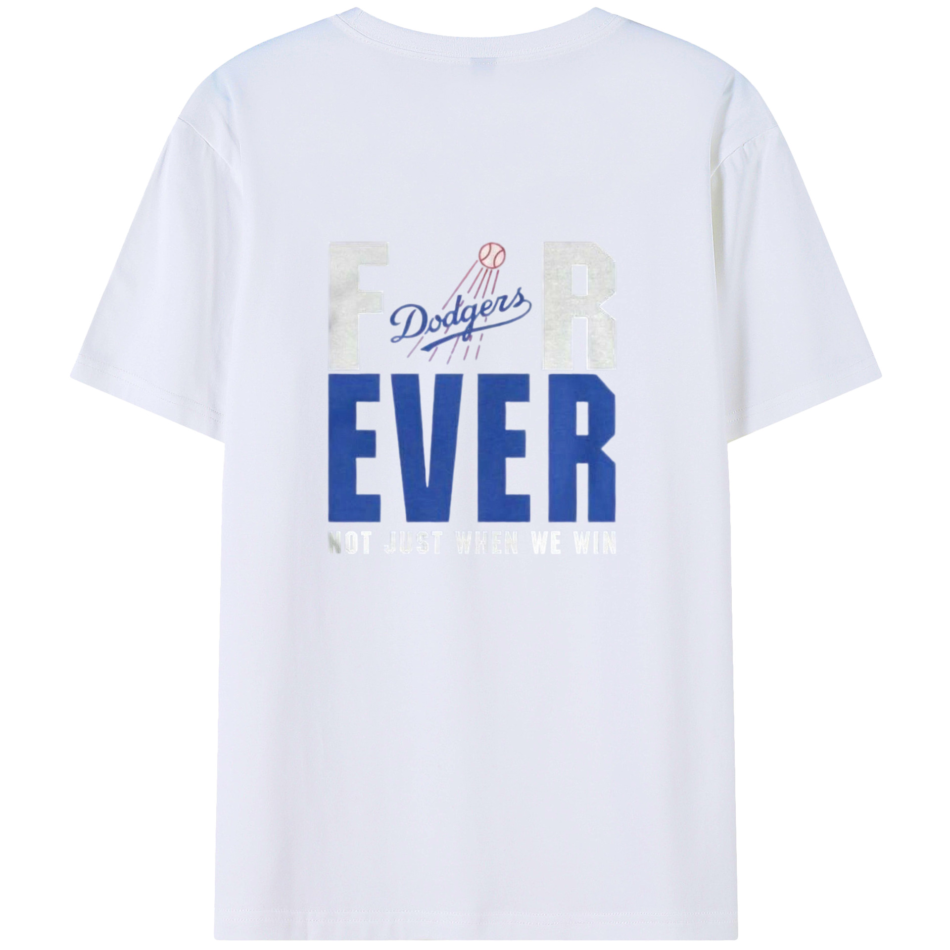  180g Combed Cotton T-Shirt With Back Heat Transfer Print – Soft, Lightweight, Fitted Design – Stylish Casual Wear For Sports & Everyday Use