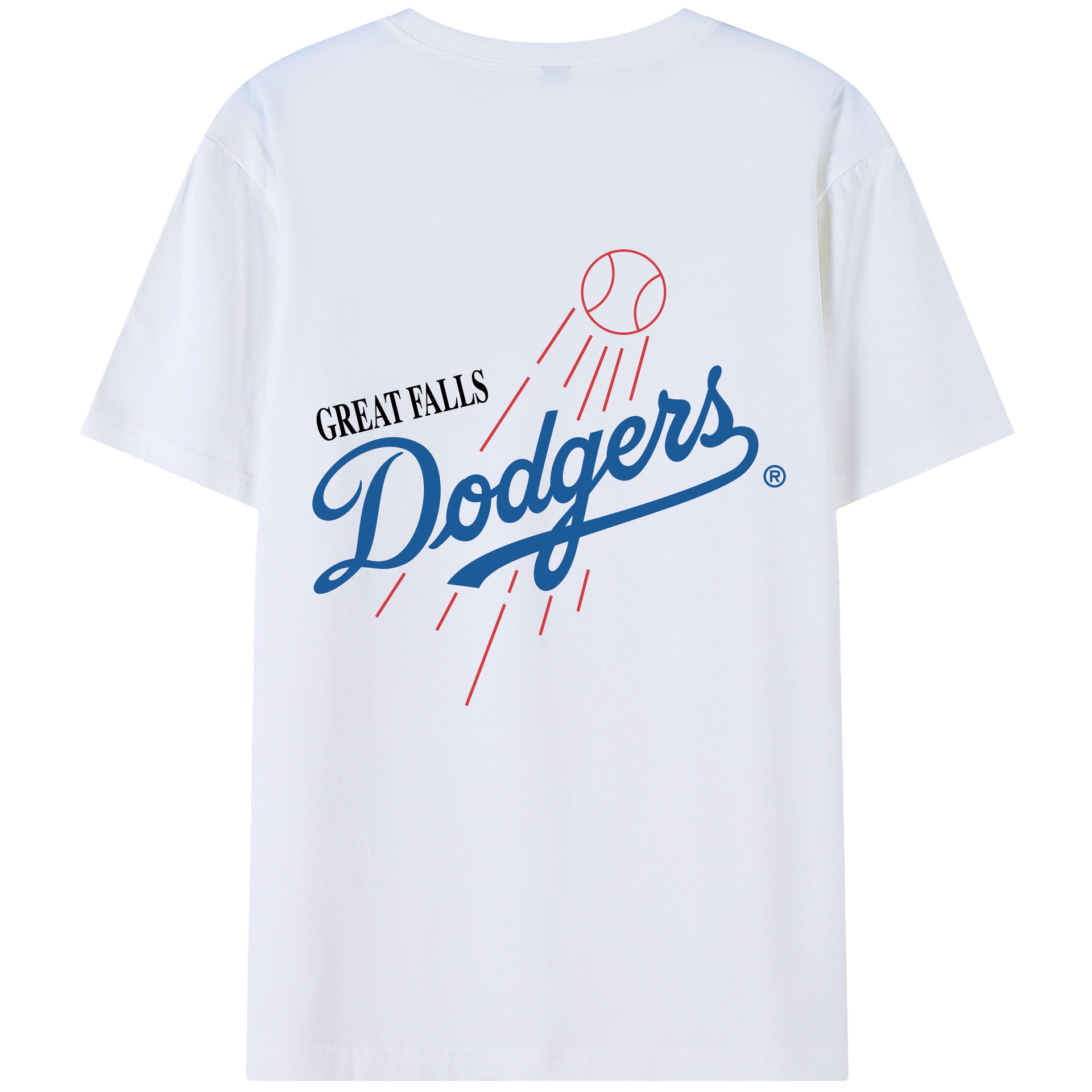  180g Combed Cotton T-Shirt With Back Heat Transfer Print – Soft, Lightweight, Fitted Design – Stylish Casual Wear For Sports & Everyday Use