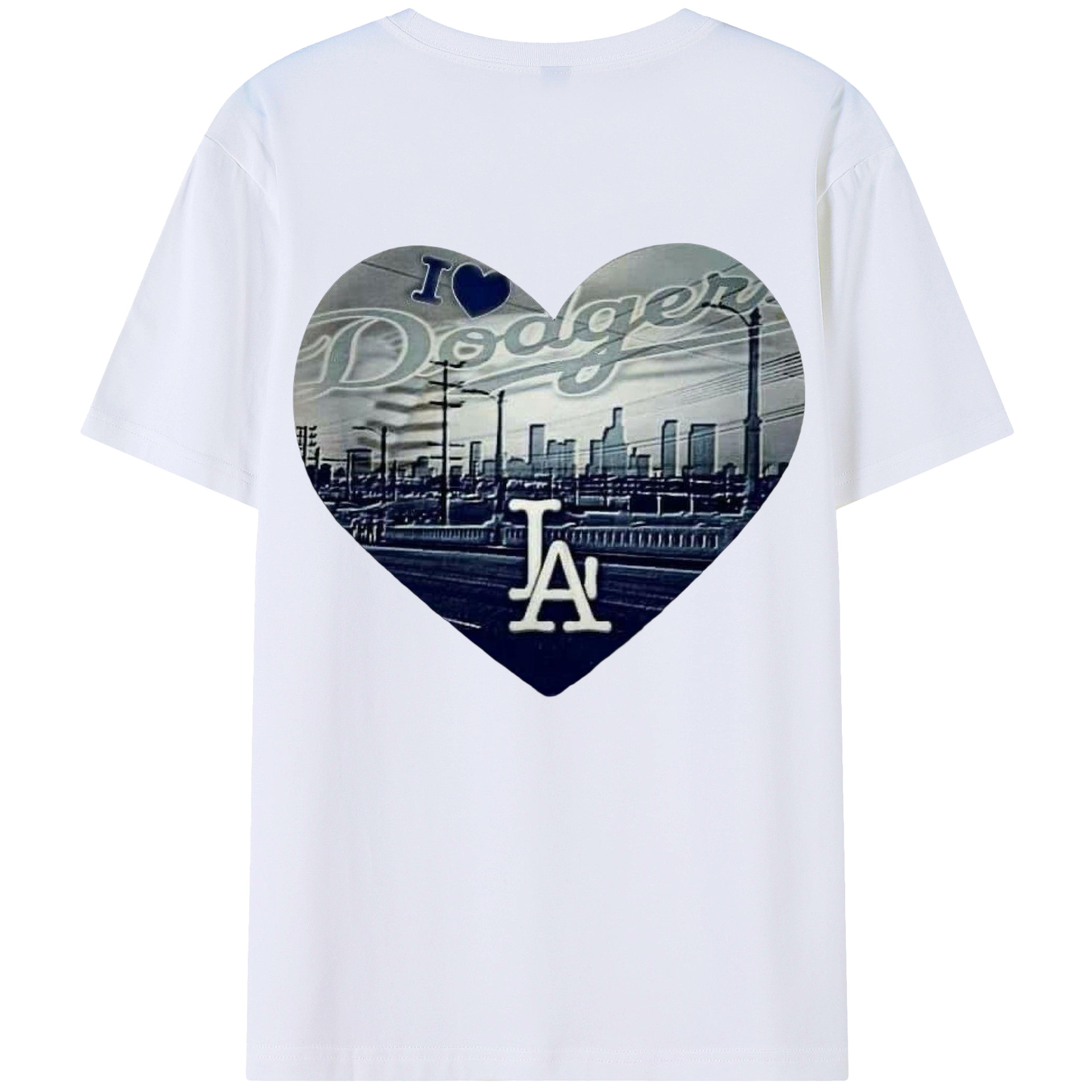  180g Combed Cotton T-Shirt With Back Heat Transfer Print – Soft, Lightweight, Fitted Design – Stylish Casual Wear For Sports & Everyday Use