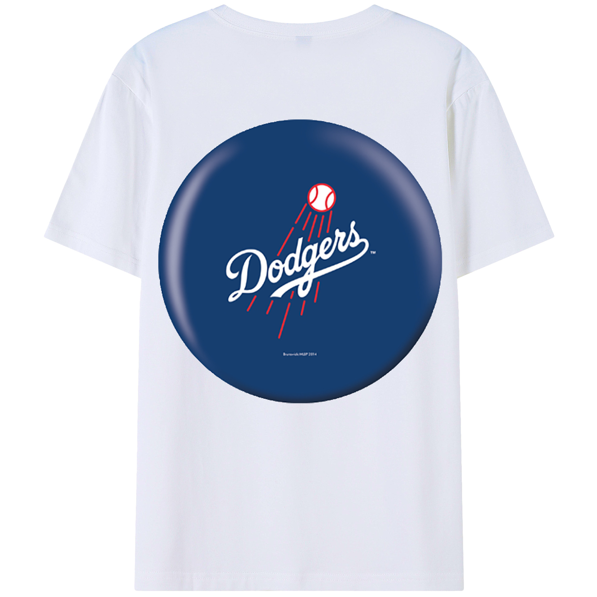  180g Combed Cotton T-Shirt With Back Heat Transfer Print – Soft, Lightweight, Fitted Design – Stylish Casual Wear For Sports & Everyday Use